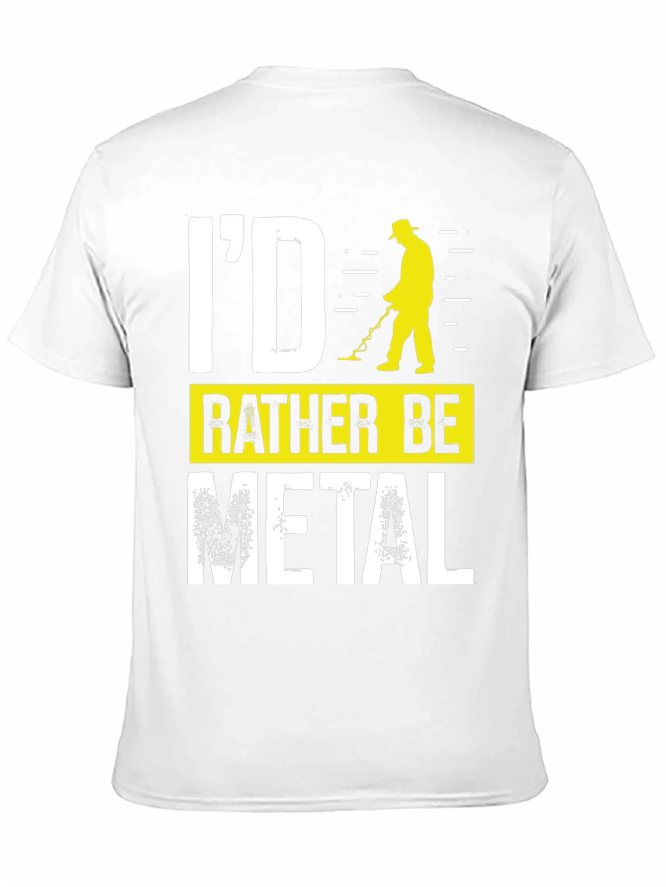 Id Rather Be Metal Detecting Graphic T-Shirt