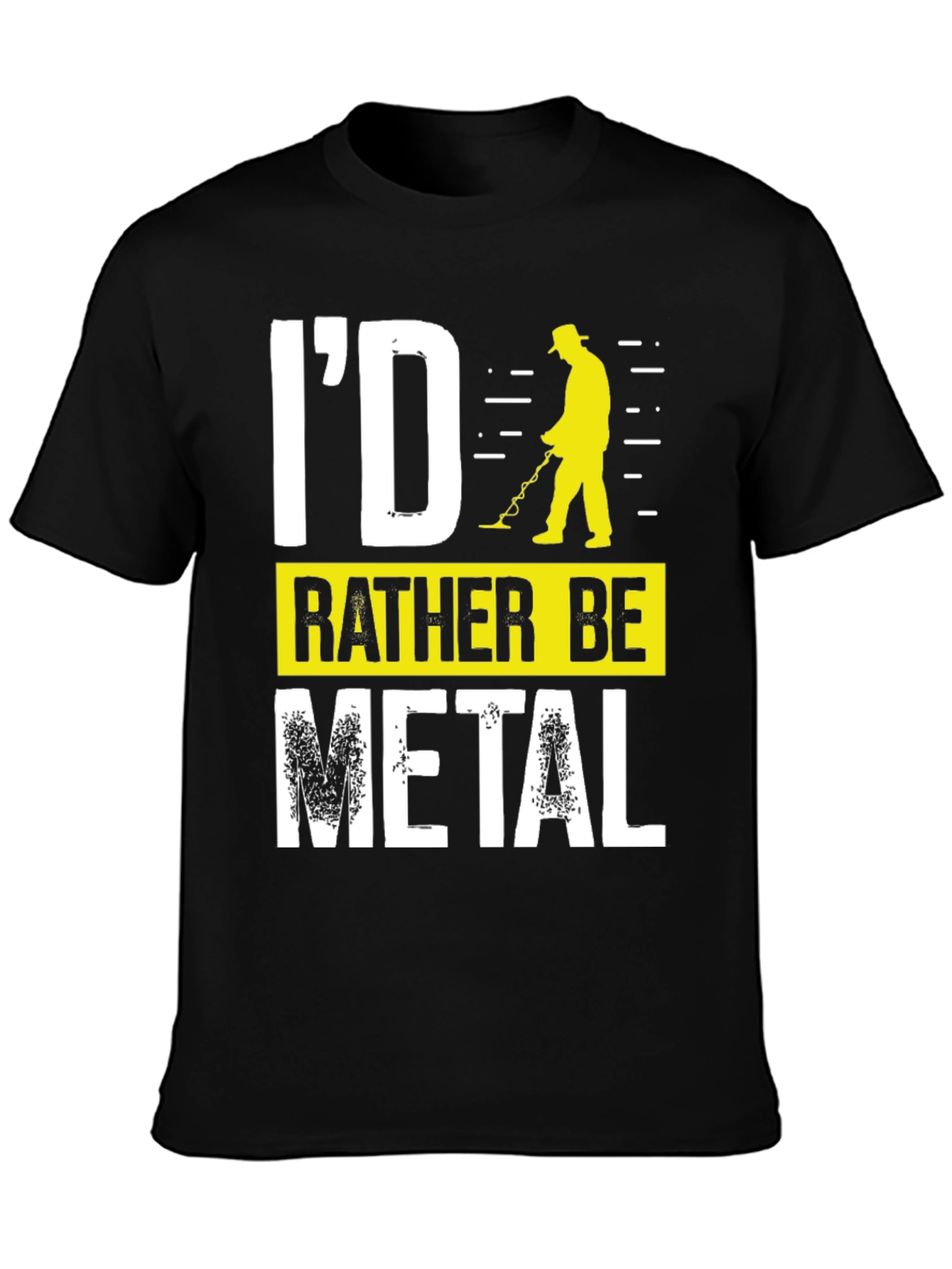 Id Rather Be Metal Detecting Graphic T-Shirt