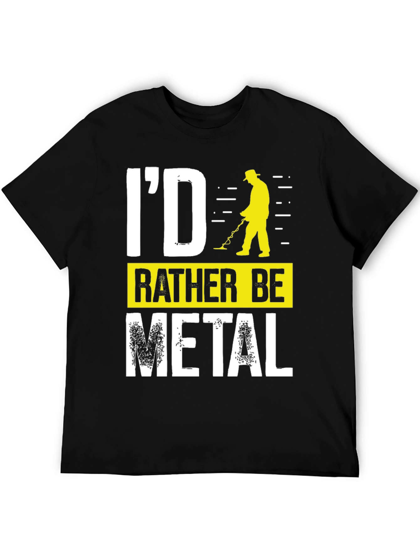 Id Rather Be Metal Detecting Graphic T-Shirt