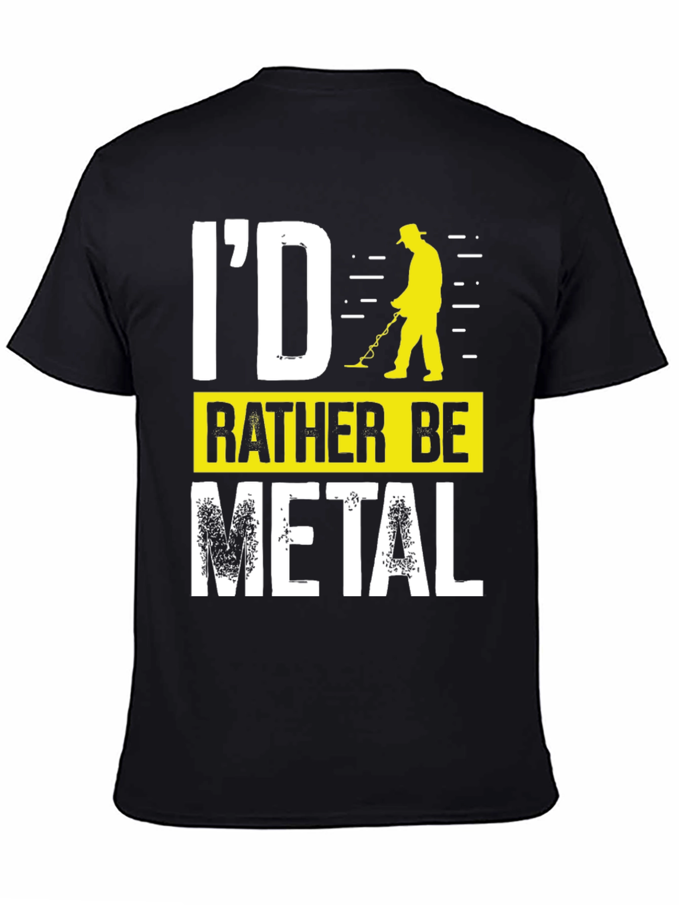 Id Rather Be Metal Detecting Graphic T-Shirt