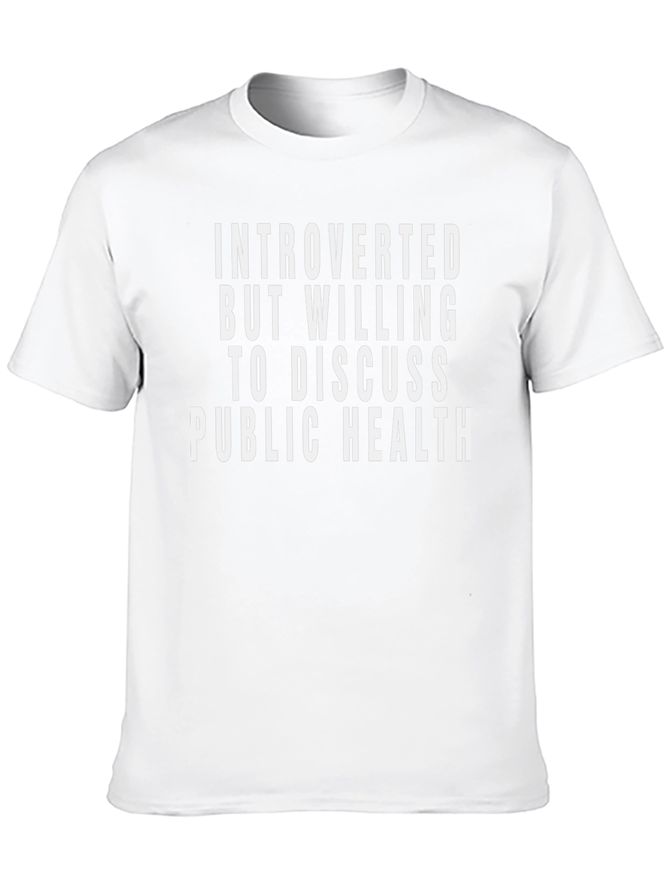 Introverted Public Health T-Shirt - Black