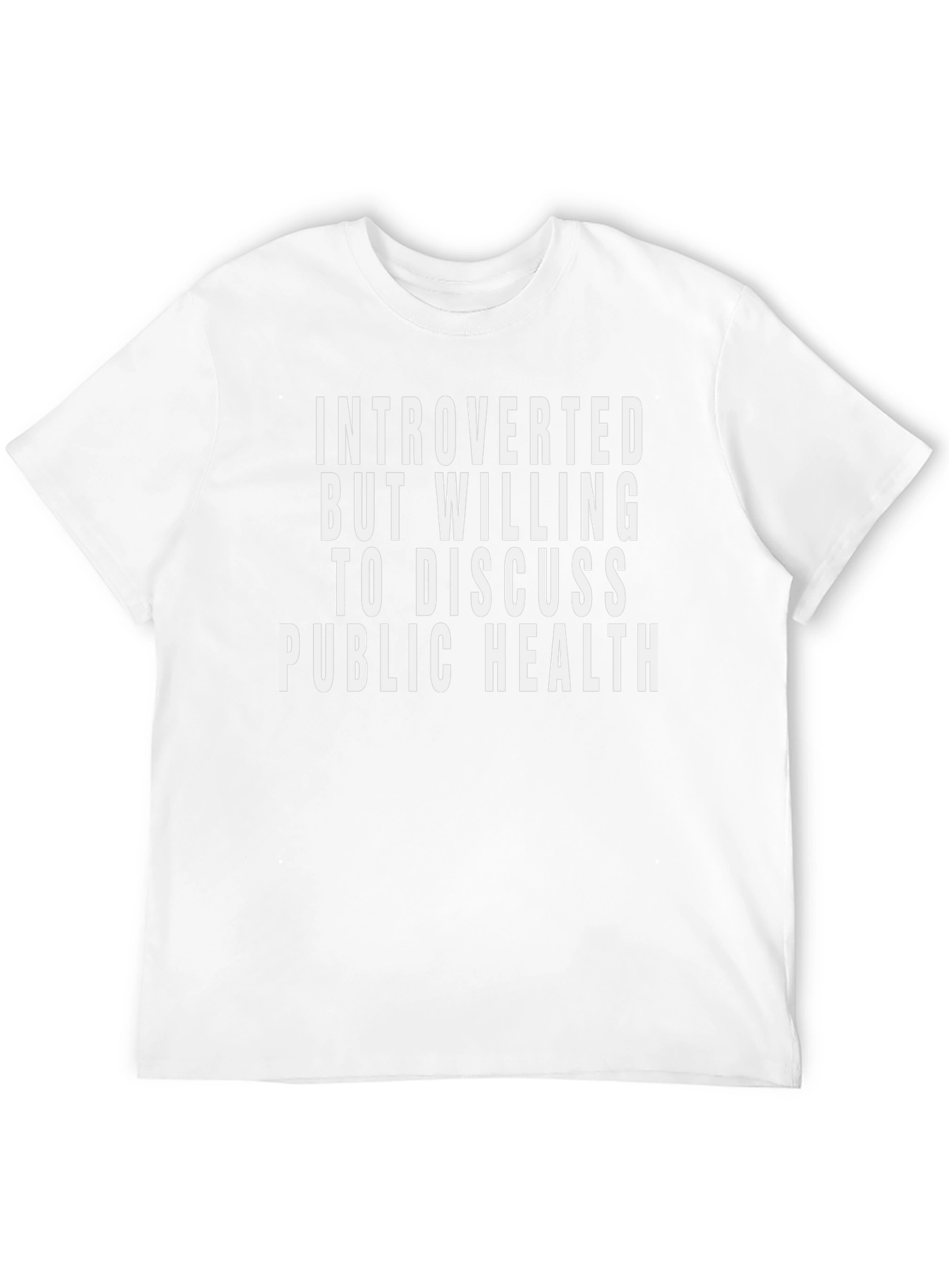 Introverted Public Health T-Shirt - Black
