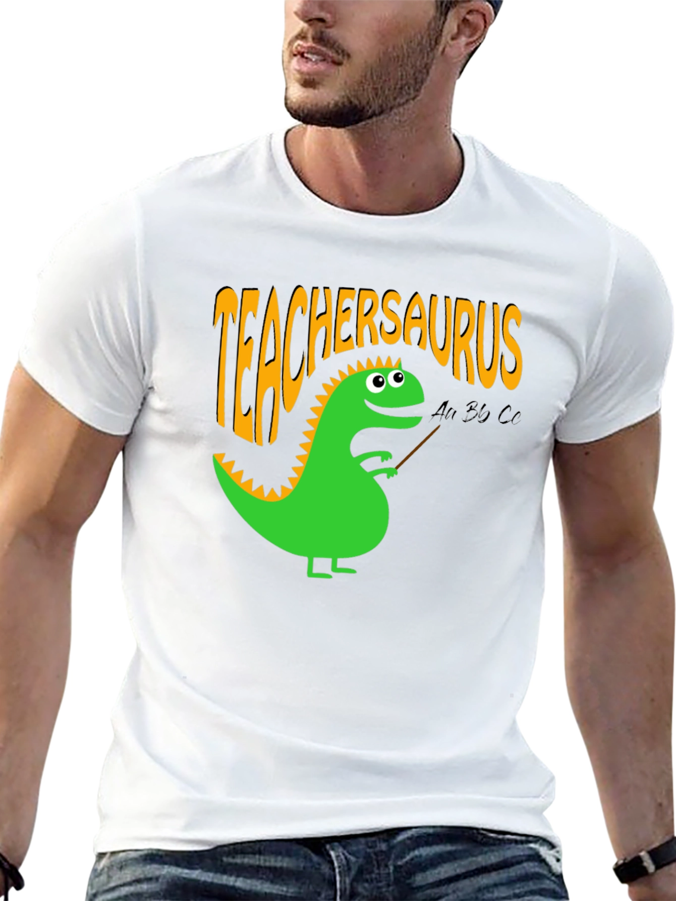 TeacherSaurus T-Shirt Funny Teacher Dinosaur Tee
