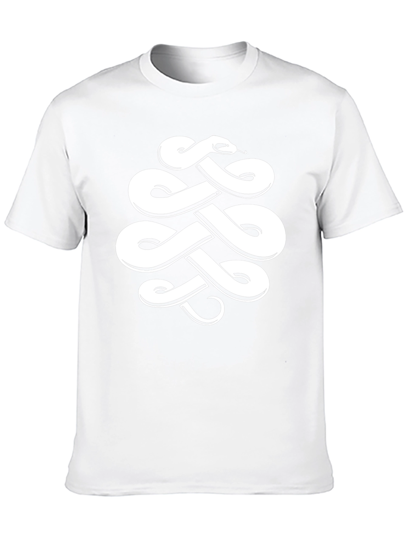 Snake Knot Graphic Tee - Black Casual Wear