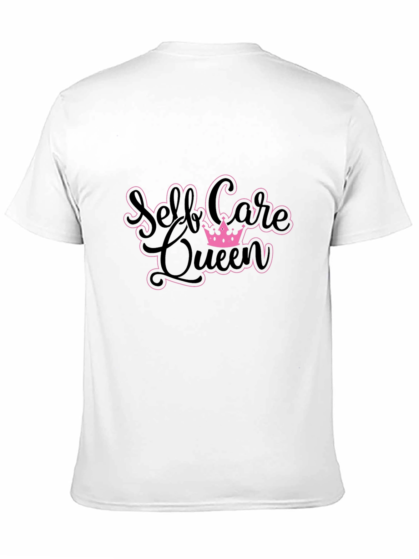Self Care Queen T-Shirt - Black Cotton Tee