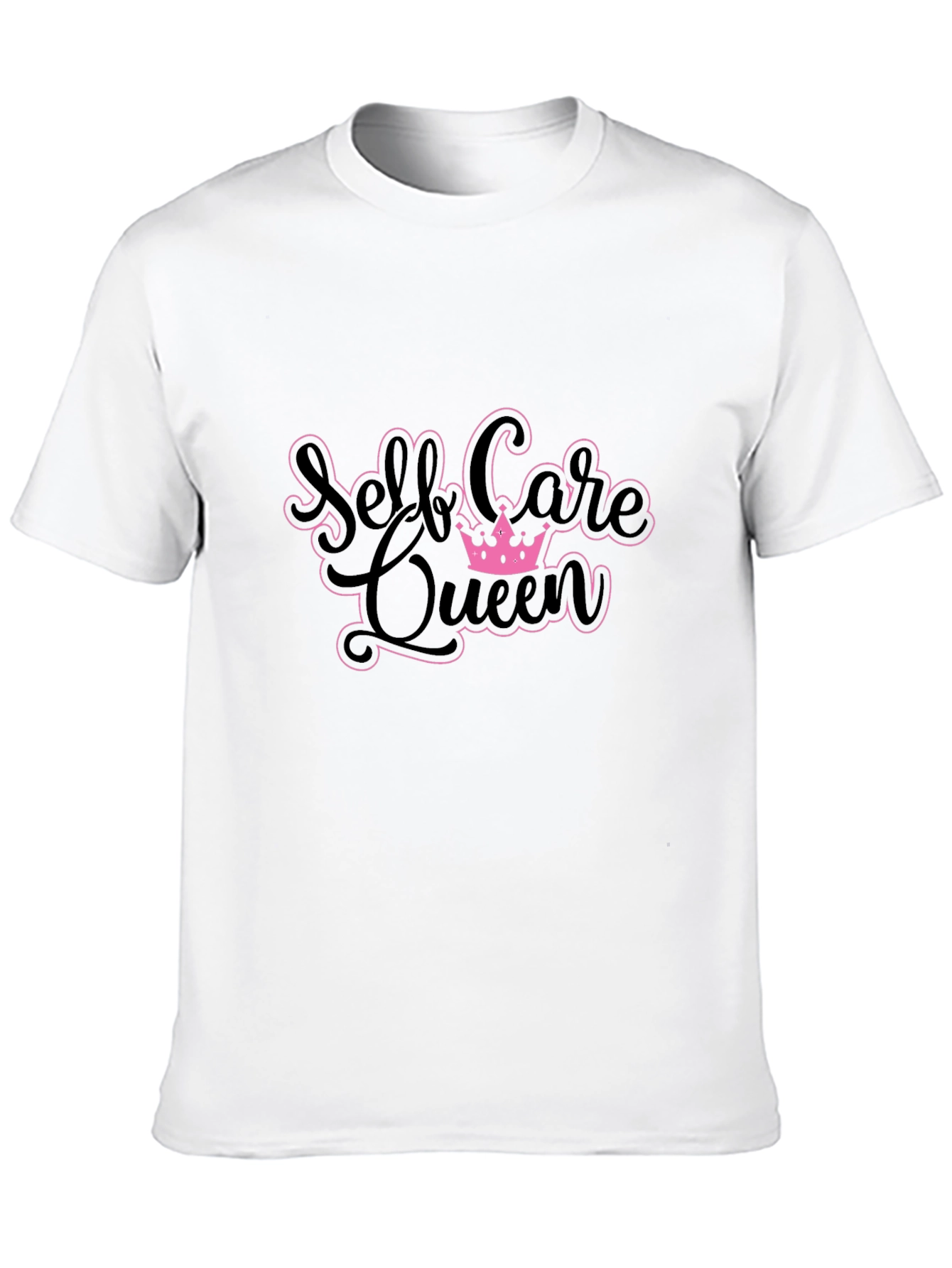 Self Care Queen T-Shirt - Black Cotton Tee