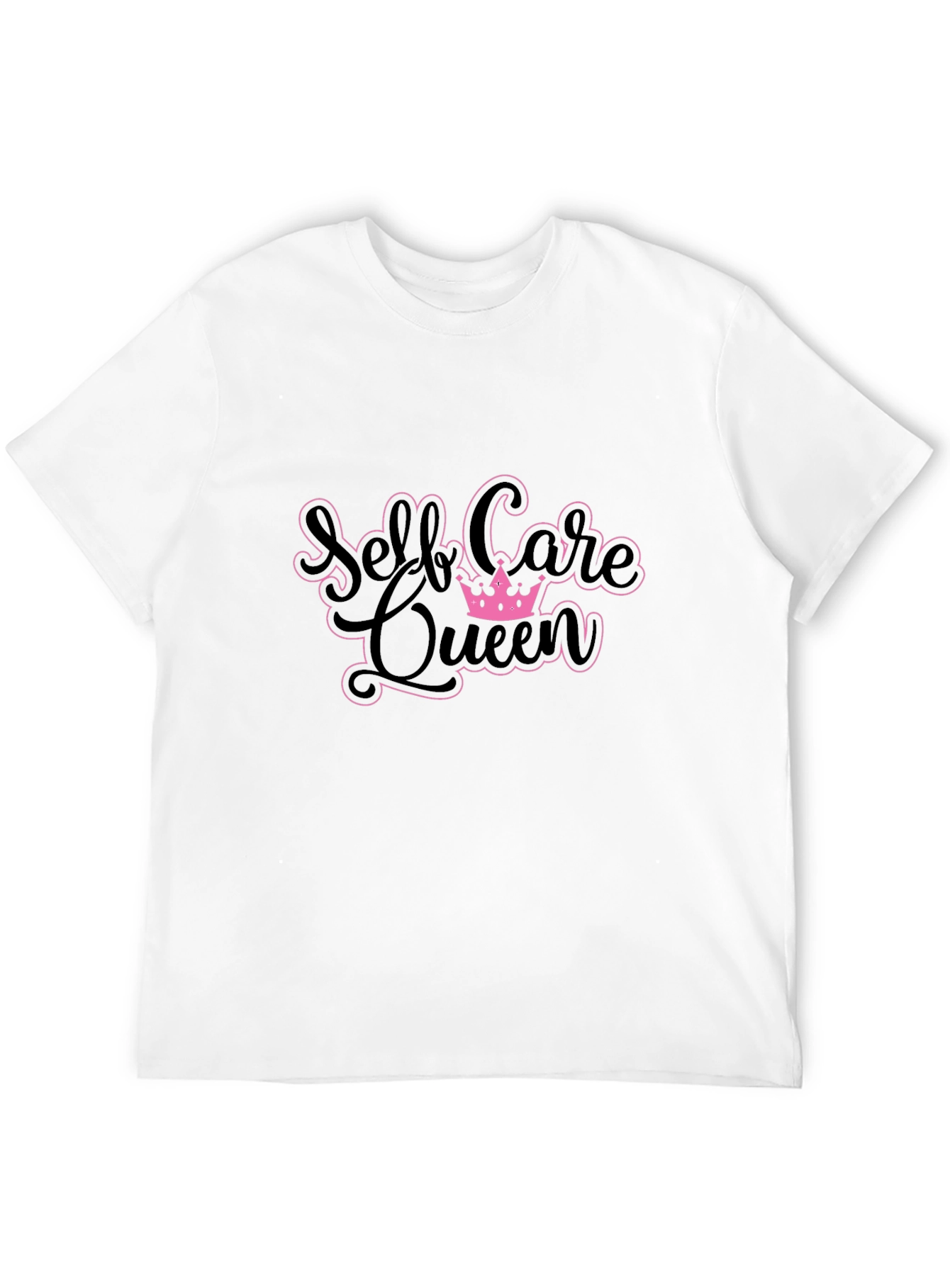 Self Care Queen T-Shirt - Black Cotton Tee