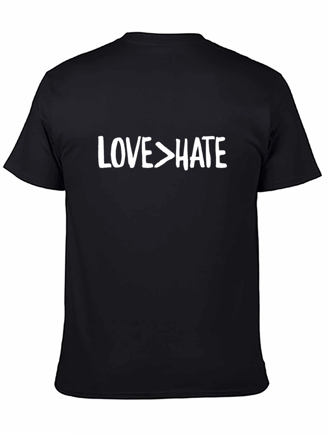 Love Over Hate Graphic T-Shirt - Soft Cotton Blend