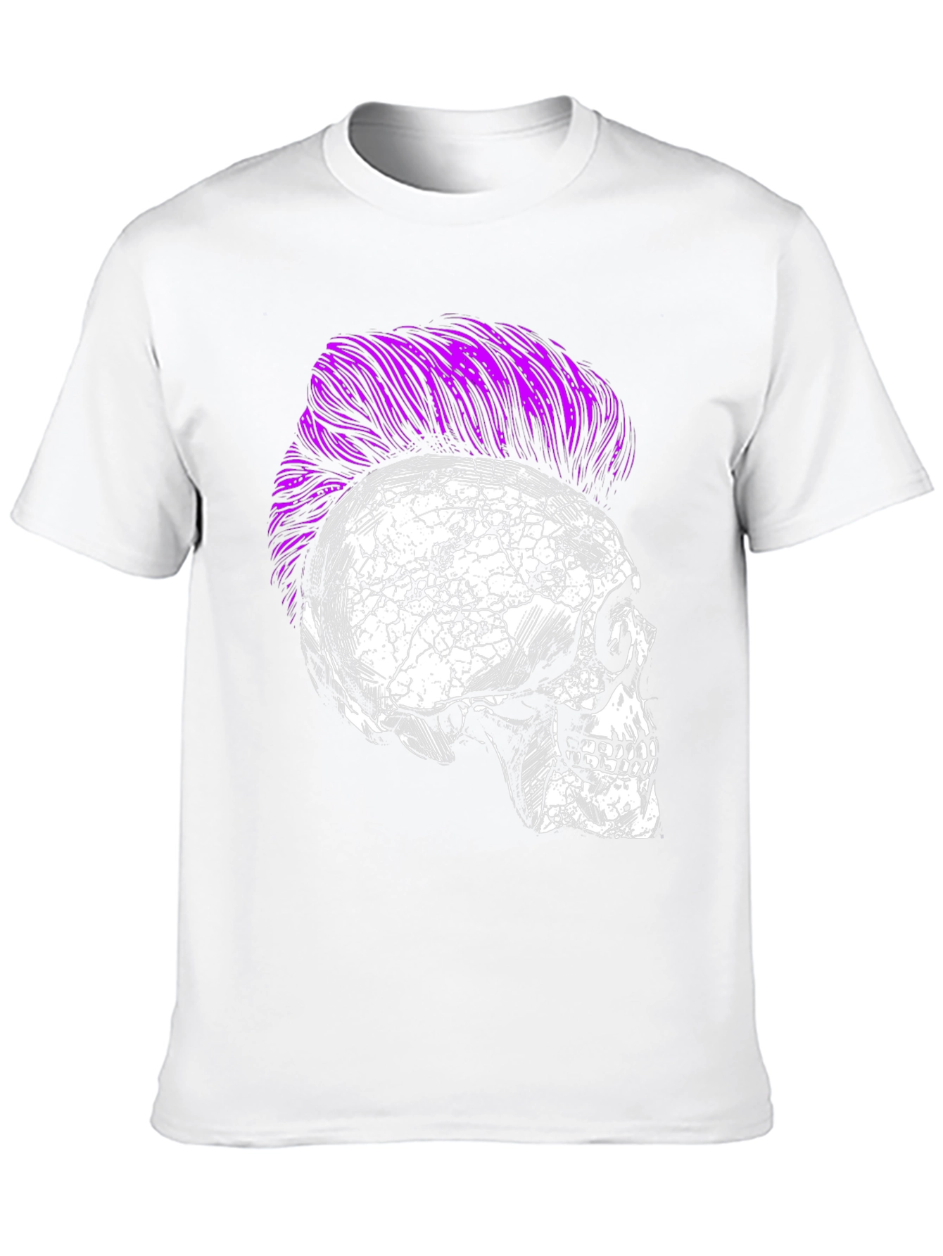 Skull Punk T-Shirt - Edgy Graphic Tee