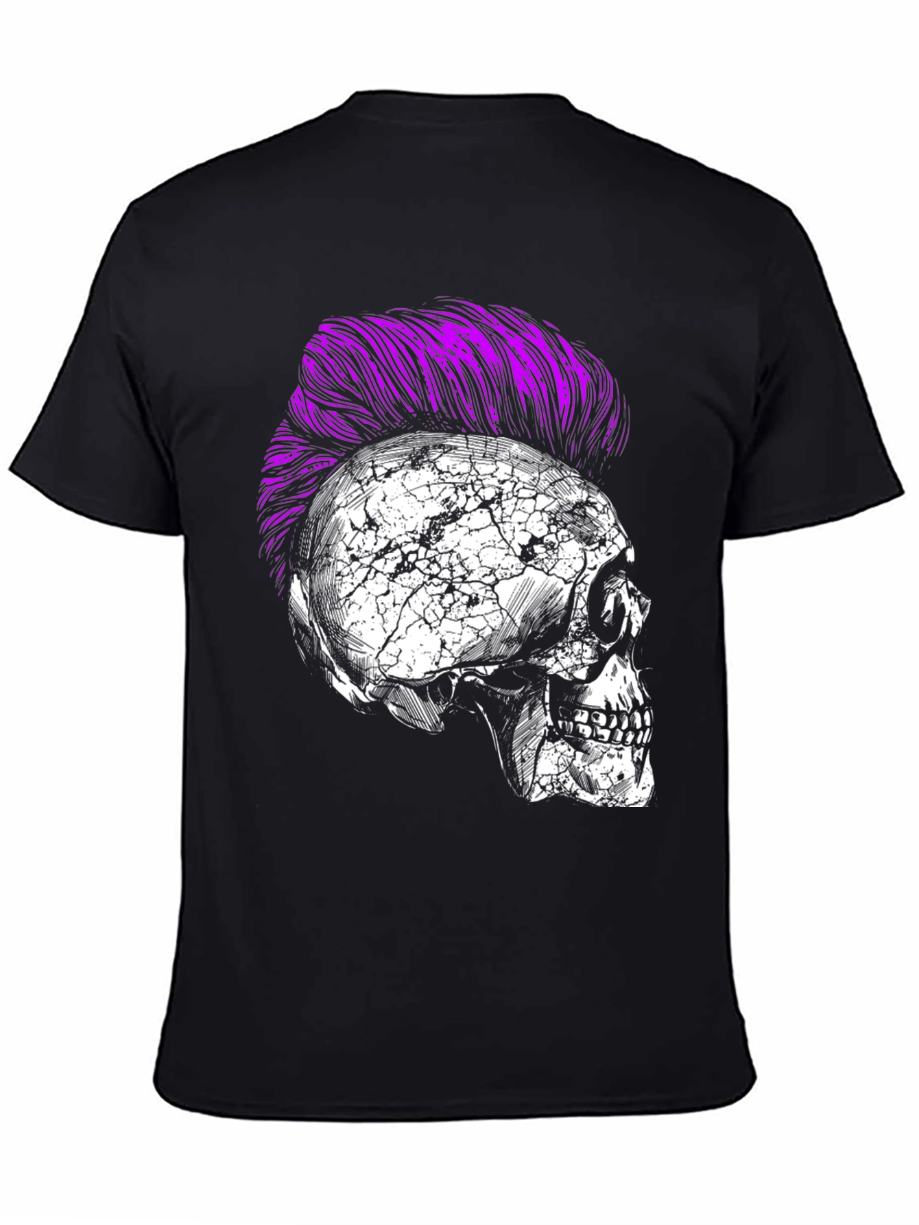 Skull Punk T-Shirt - Edgy Graphic Tee