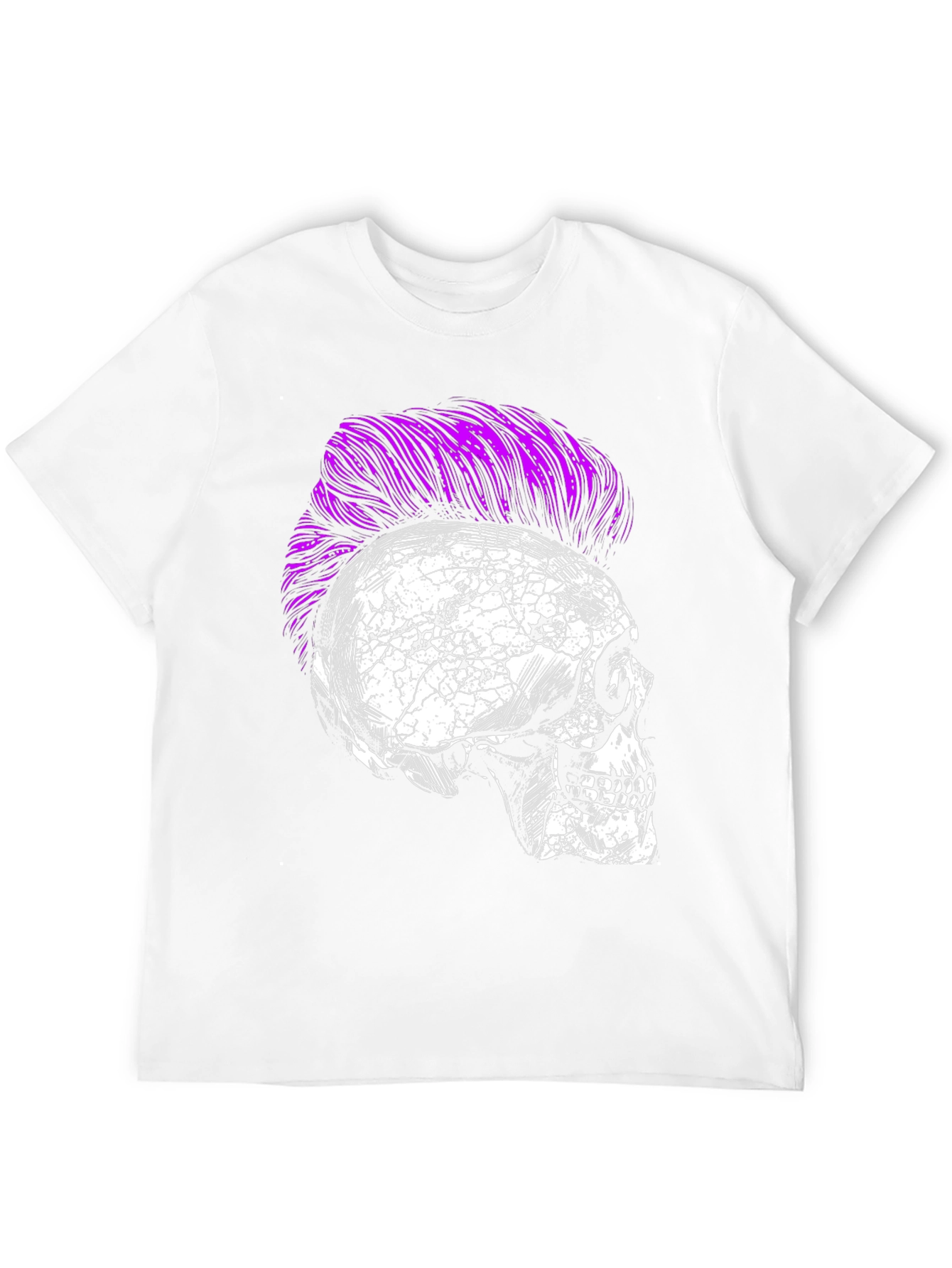 Skull Punk T-Shirt - Edgy Graphic Tee