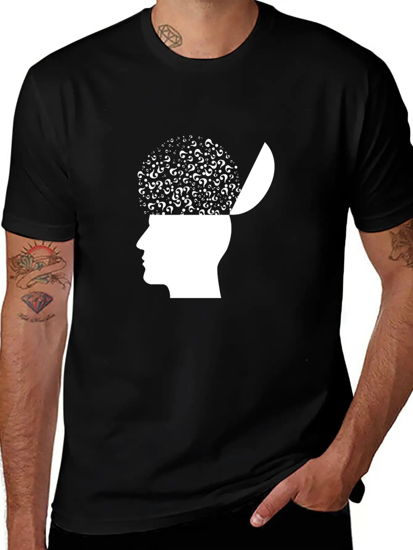 OPEN MIND! GIFT IDEA Unisex Casual T-Shirt – Clean Design For Daily Comfort