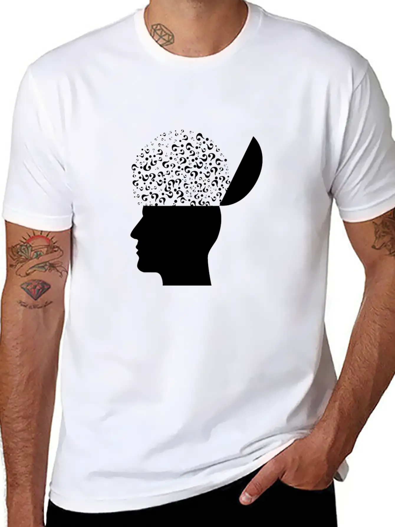 OPEN MIND! GIFT IDEA Unisex Casual T-Shirt – Clean Design For Daily Comfort