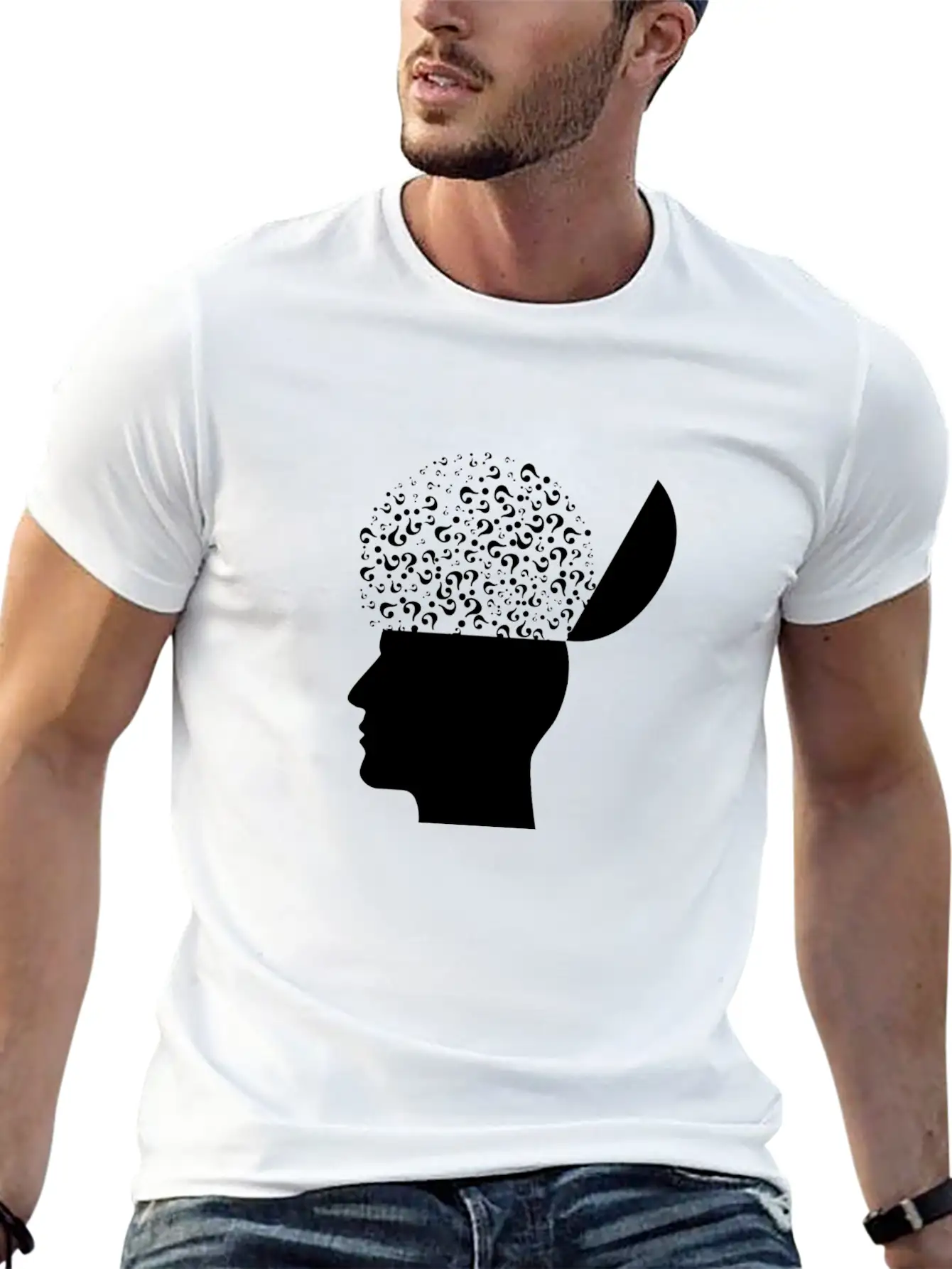 OPEN MIND! GIFT IDEA Unisex Casual T-Shirt – Clean Design For Daily Comfort