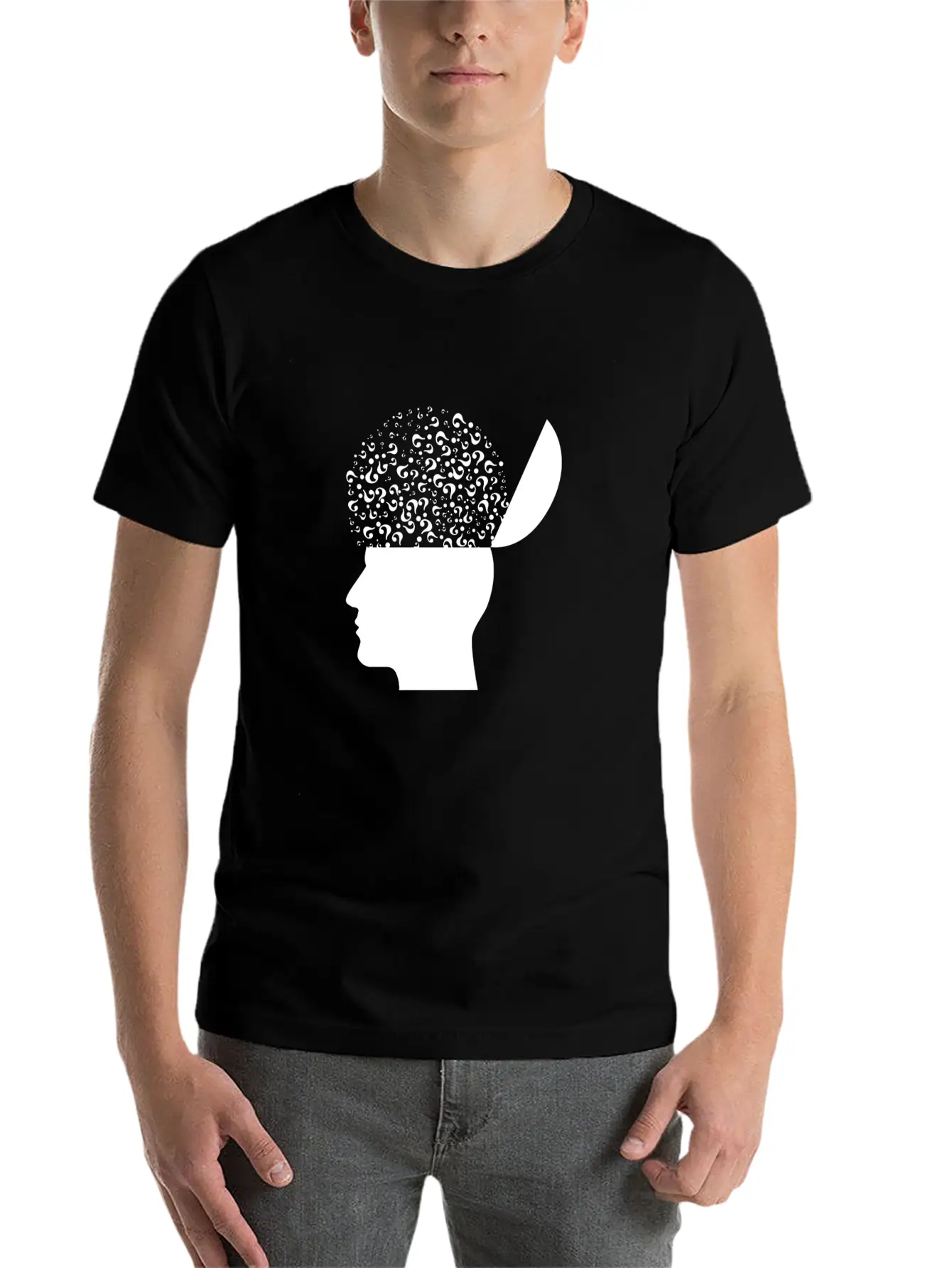 OPEN MIND! GIFT IDEA Unisex Casual T-Shirt – Clean Design For Daily Comfort