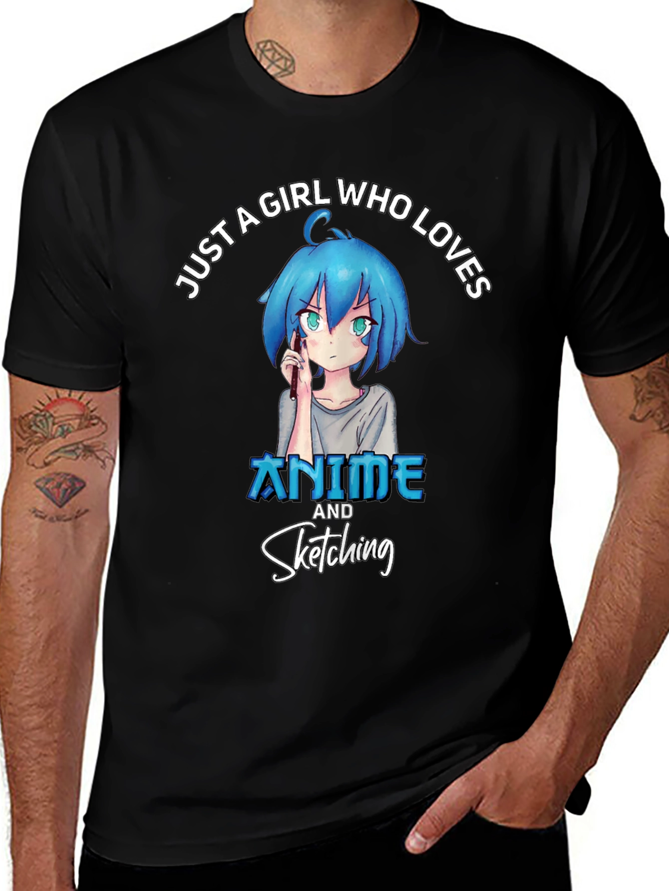 Anime & Sketching Girls T-Shirt
