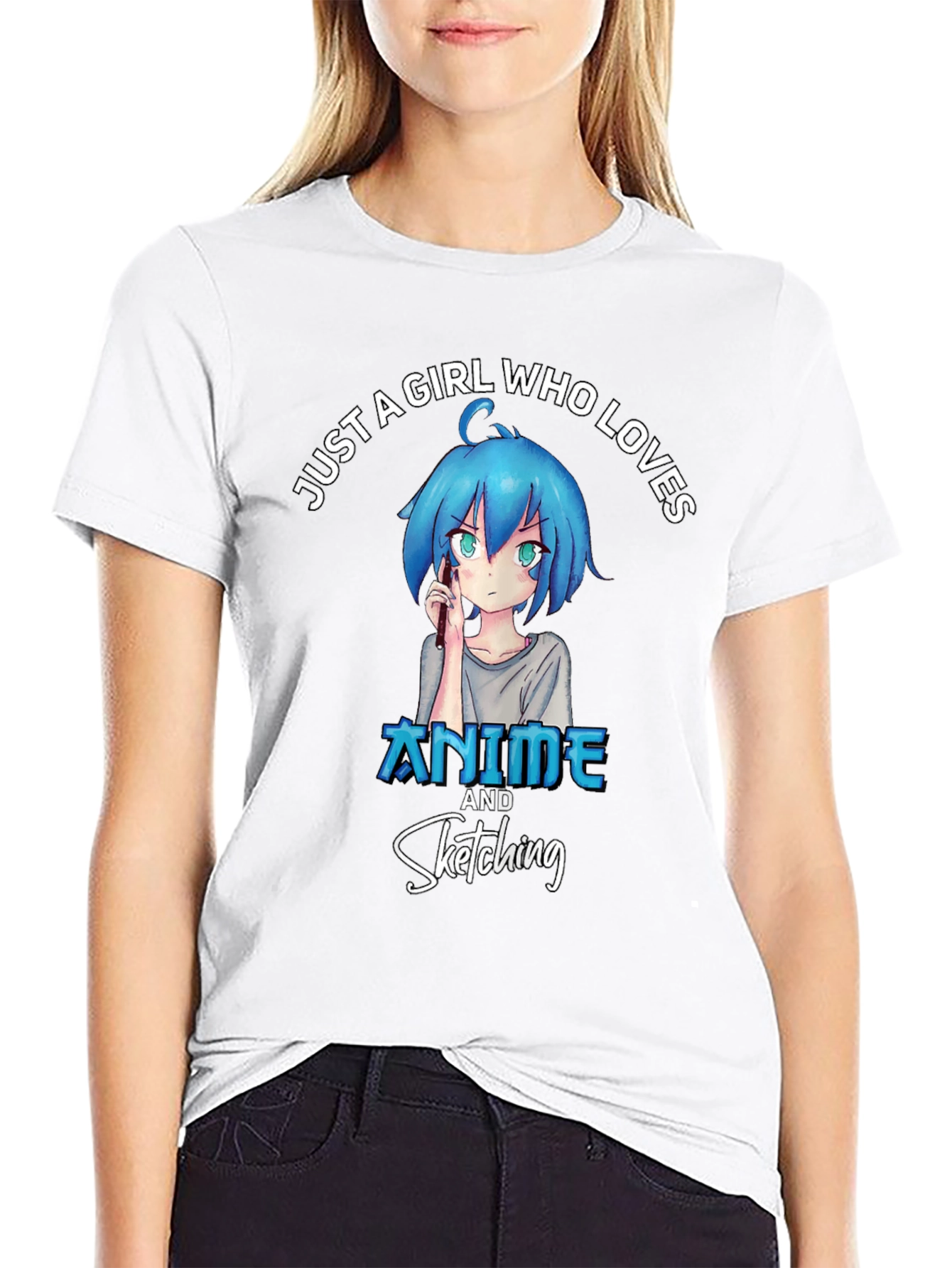 Anime & Sketching Girls T-Shirt