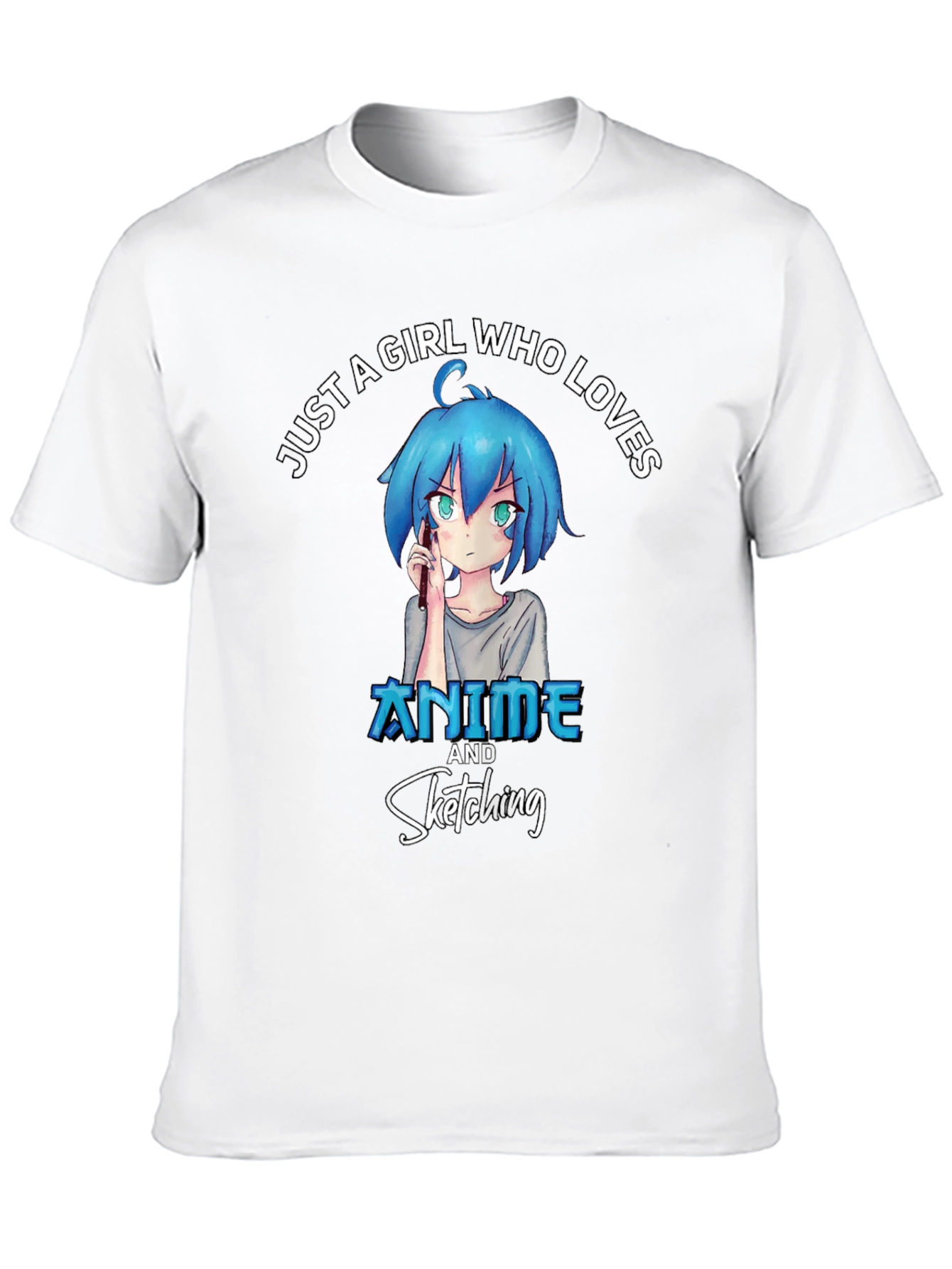 Anime & Sketching Girls T-Shirt