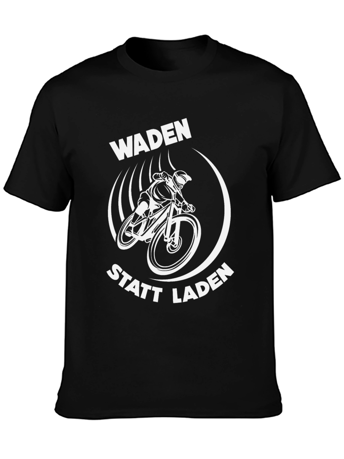 Waden Statt Laden Mountain Bike Graphic Tee