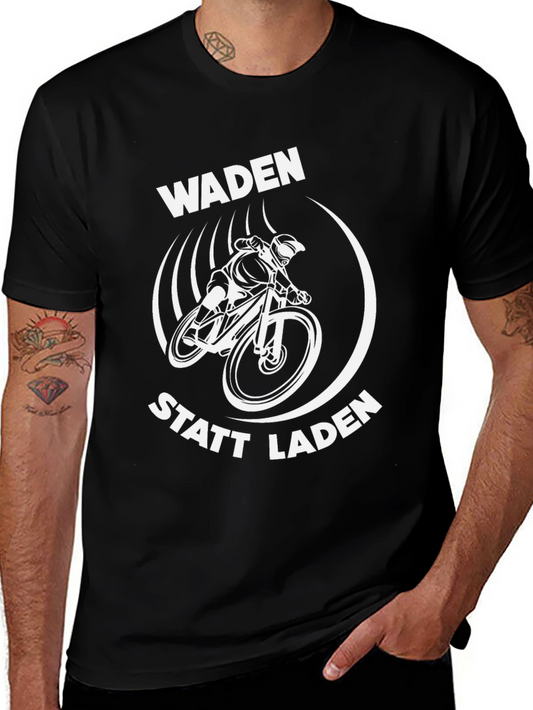 Waden Statt Laden Mountain Bike Graphic Tee