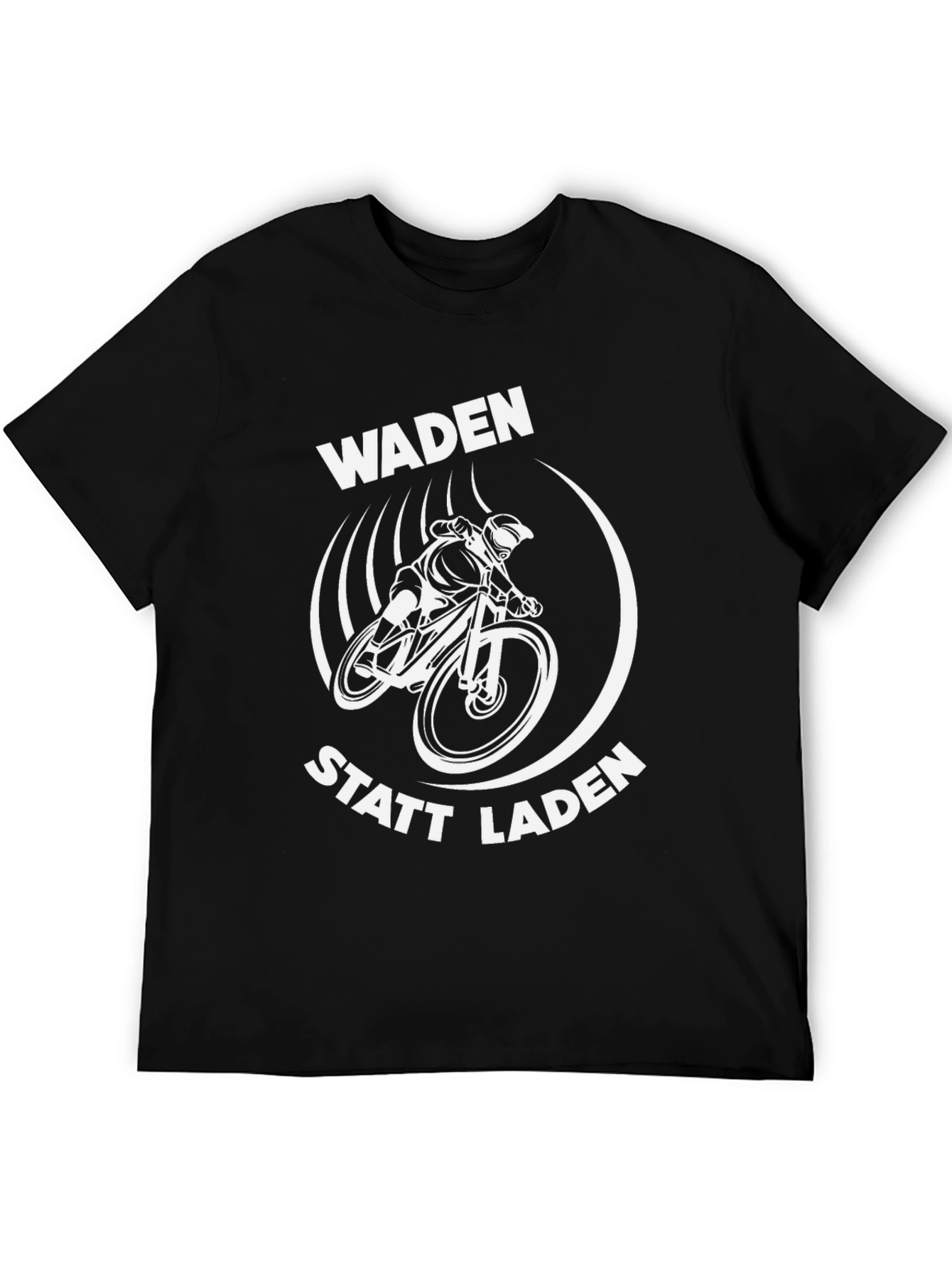 Waden Statt Laden Mountain Bike Graphic Tee