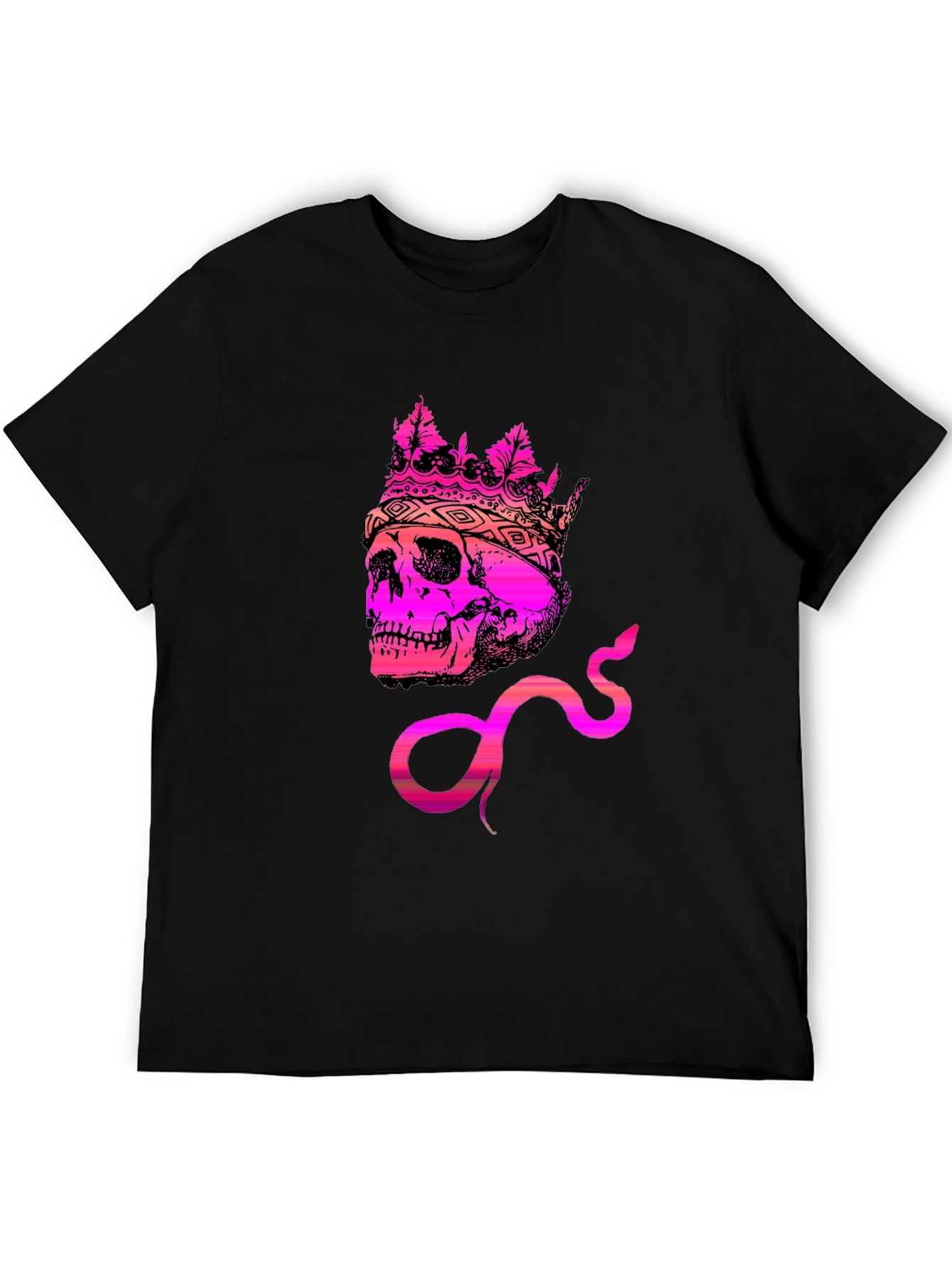 Skull King Snake Graphic Tee