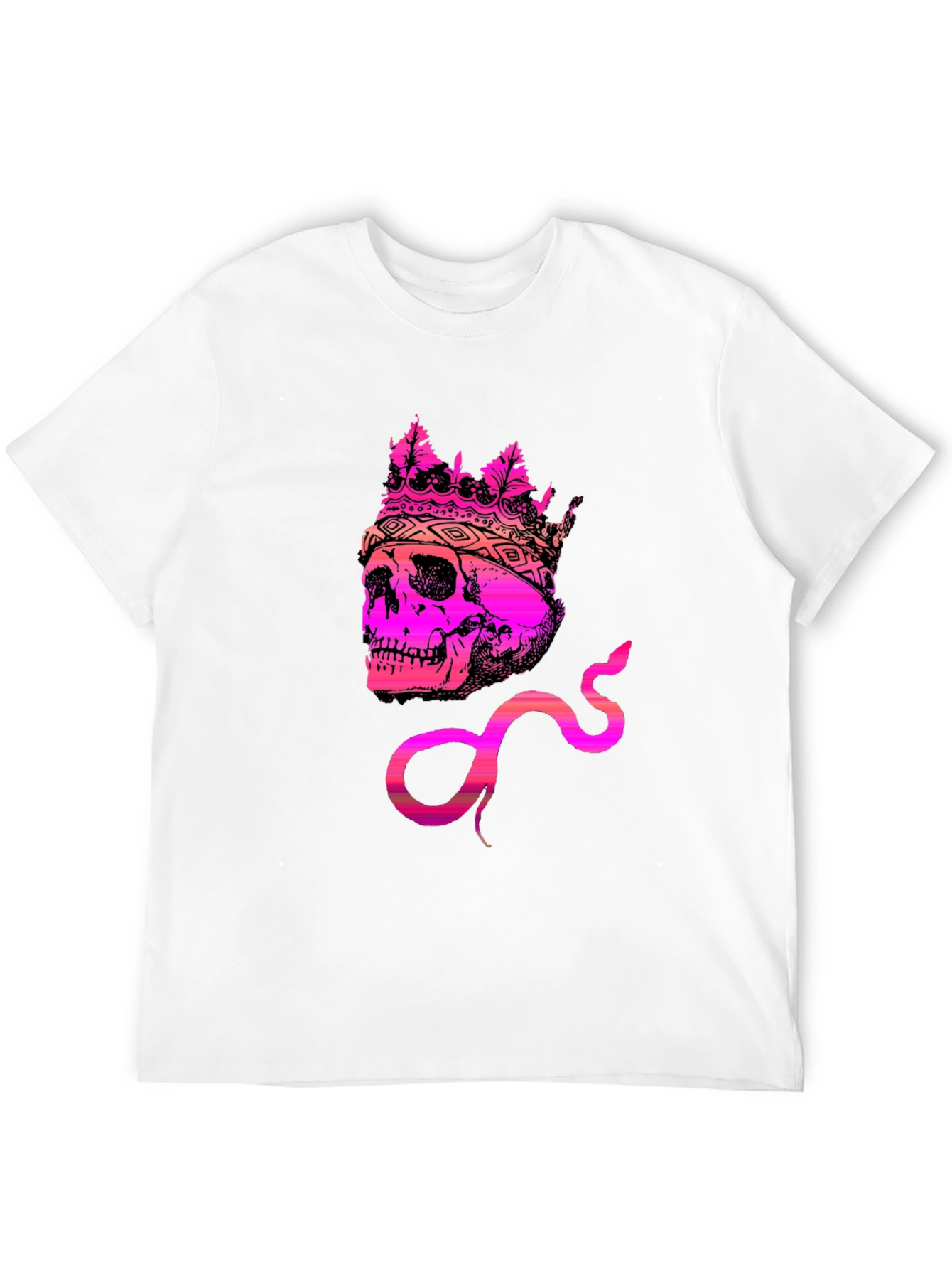 Skull King Snake Graphic Tee