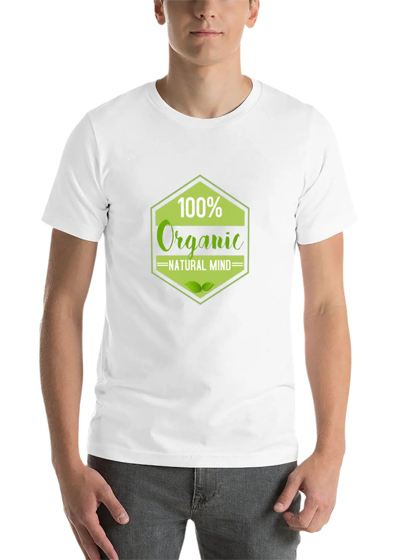 Organic Natural Mind Unisex Casual T-Shirt – Clean Design For Daily Comfort