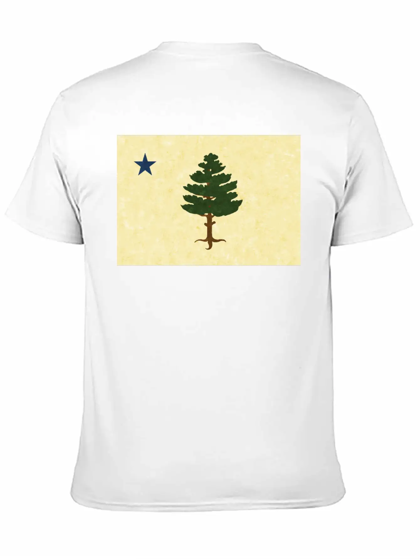 Original 1901 Maine Flag Unisex Casual T-Shirt – Clean Design For Daily Comfort
