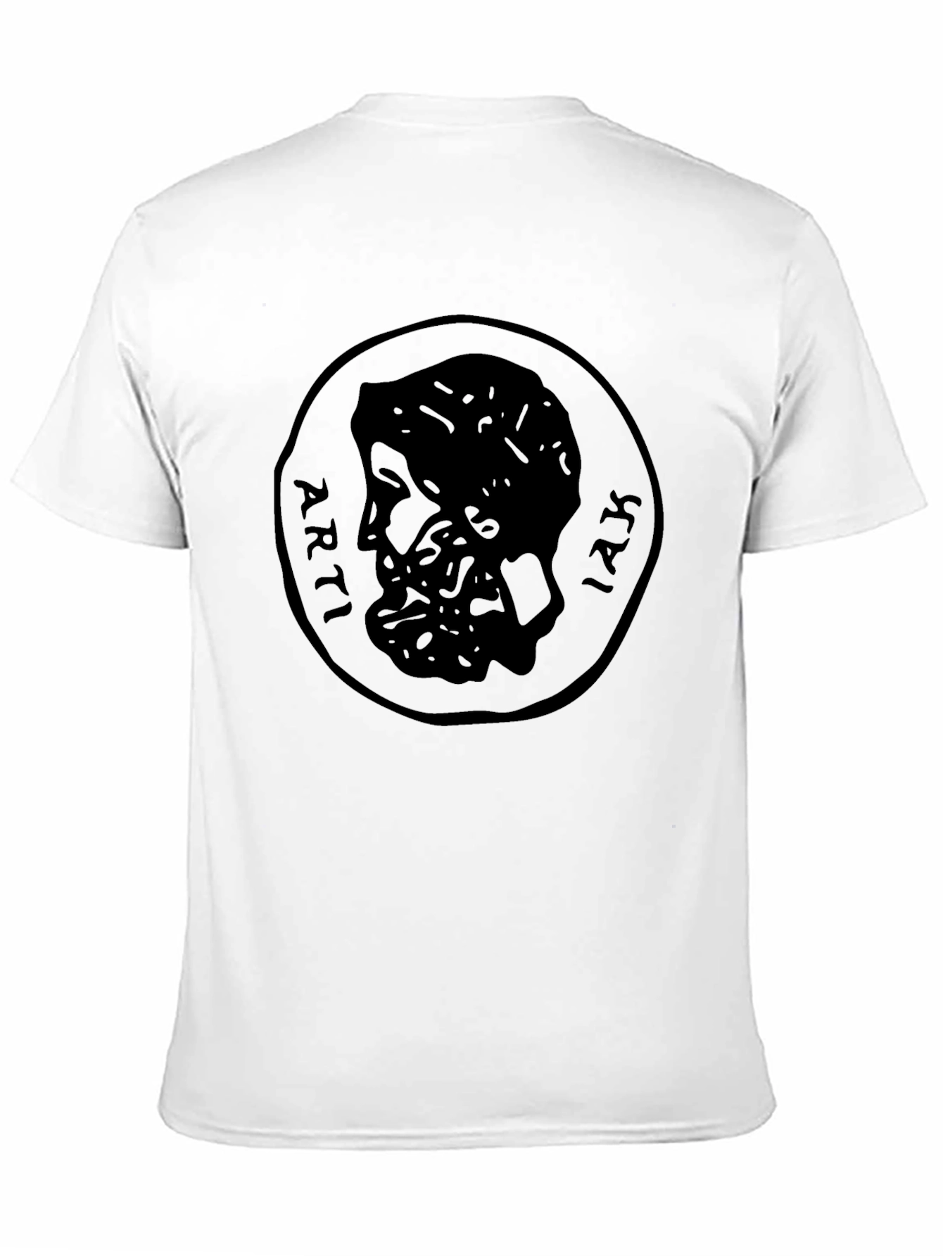 Ancient Coin Graphic Tee - Black