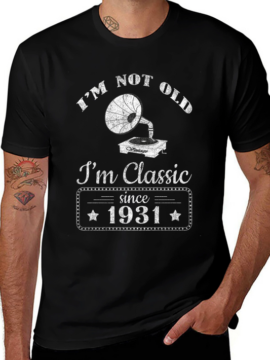 Vintage Classic Since 1931 Gramaphone T-Shirt