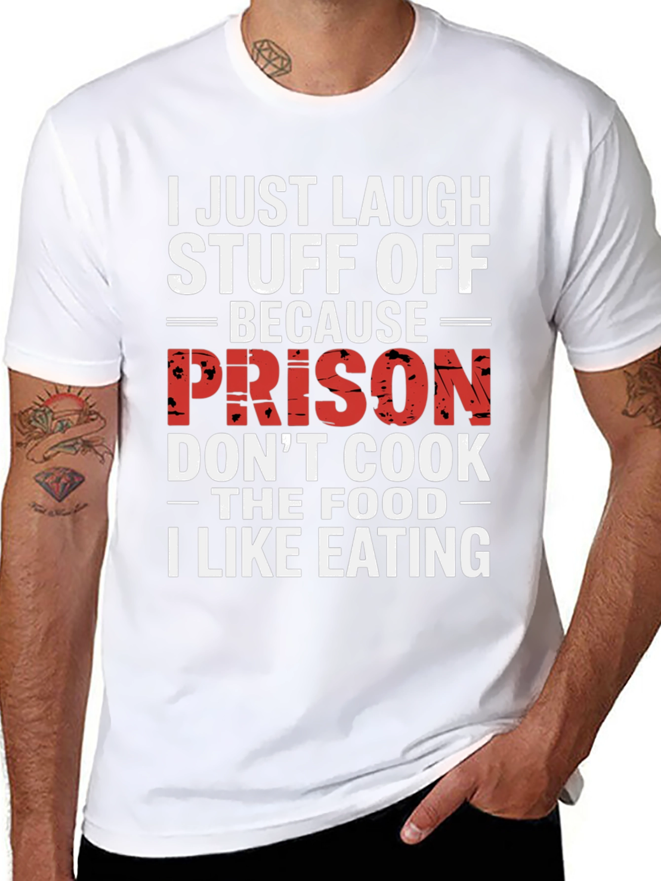 Laugh Stuff Off Prison Cook Graphic Tee