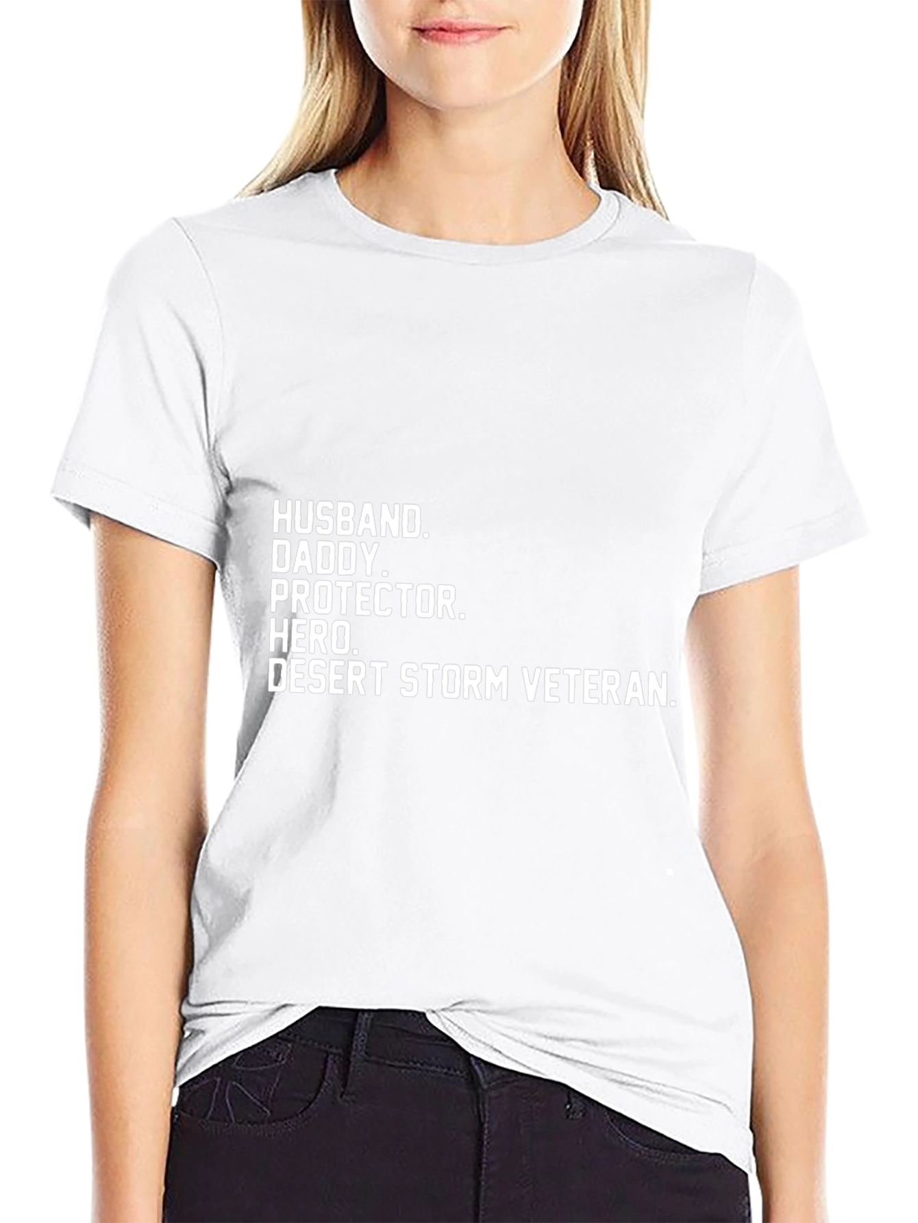 Husband Daddy Hero Desert Storm Veteran T-Shirt