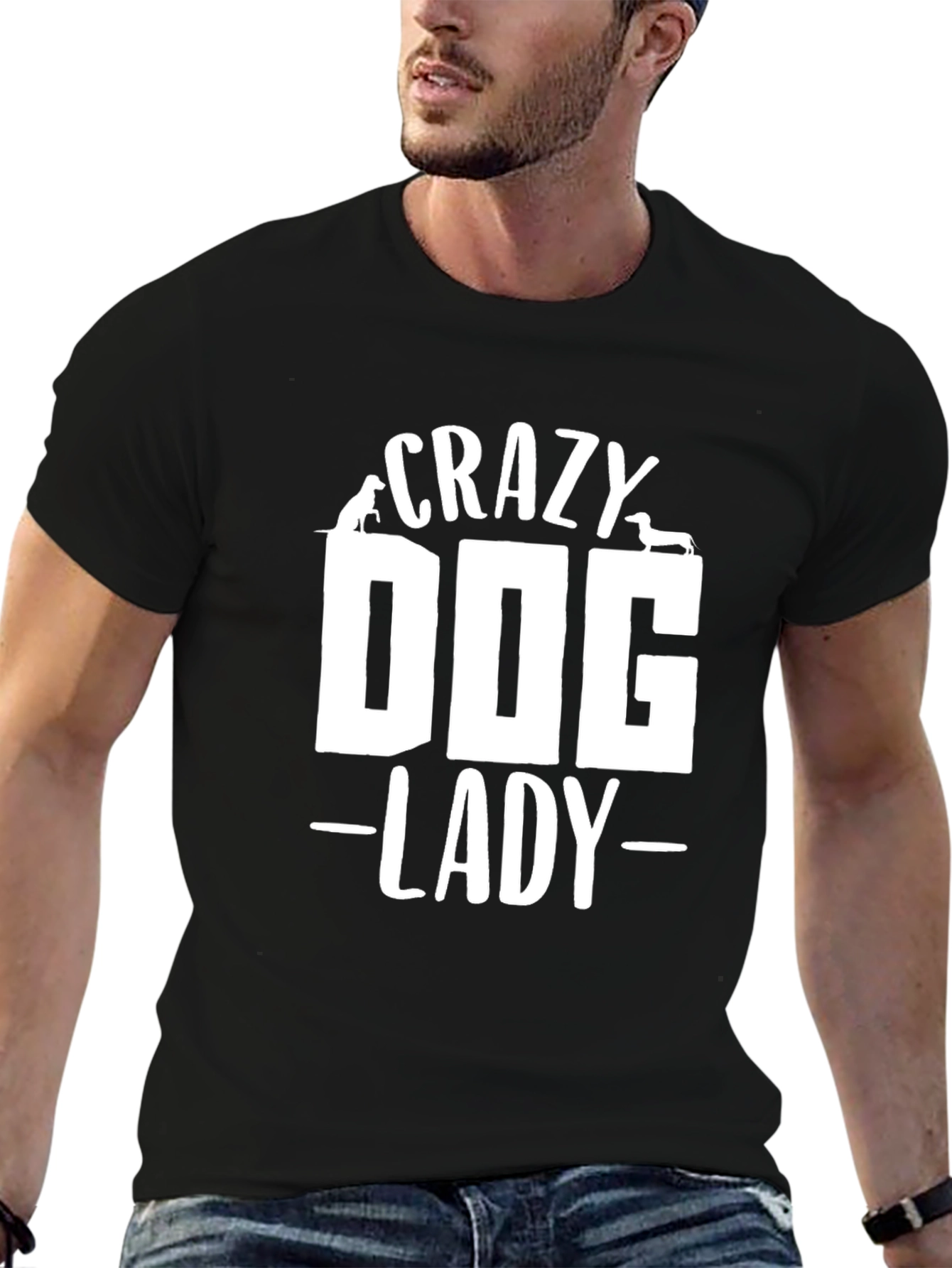 Crazy Dog Lady T-Shirt - Unisex Graphic Tee