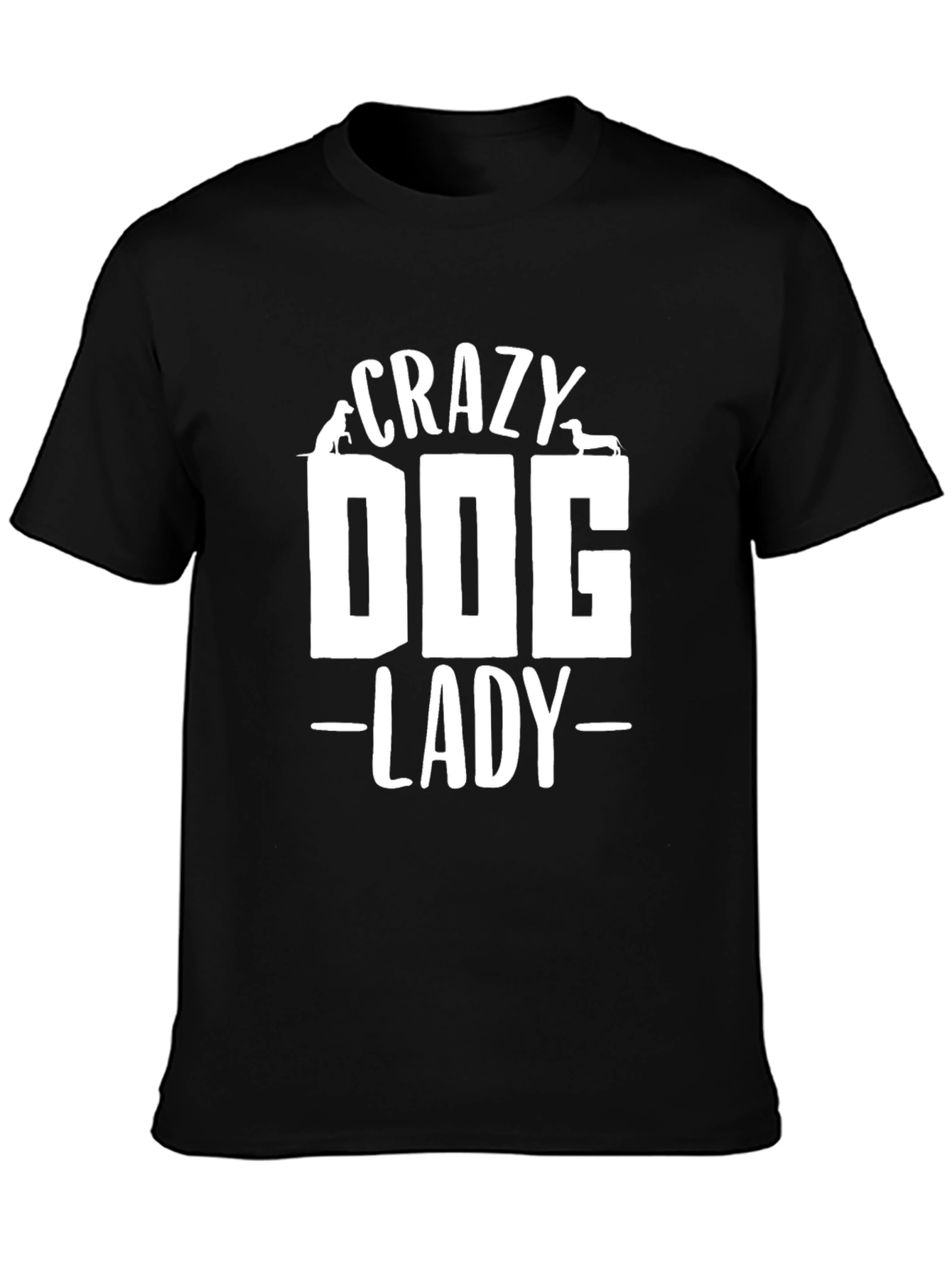 Crazy Dog Lady T-Shirt - Unisex Graphic Tee