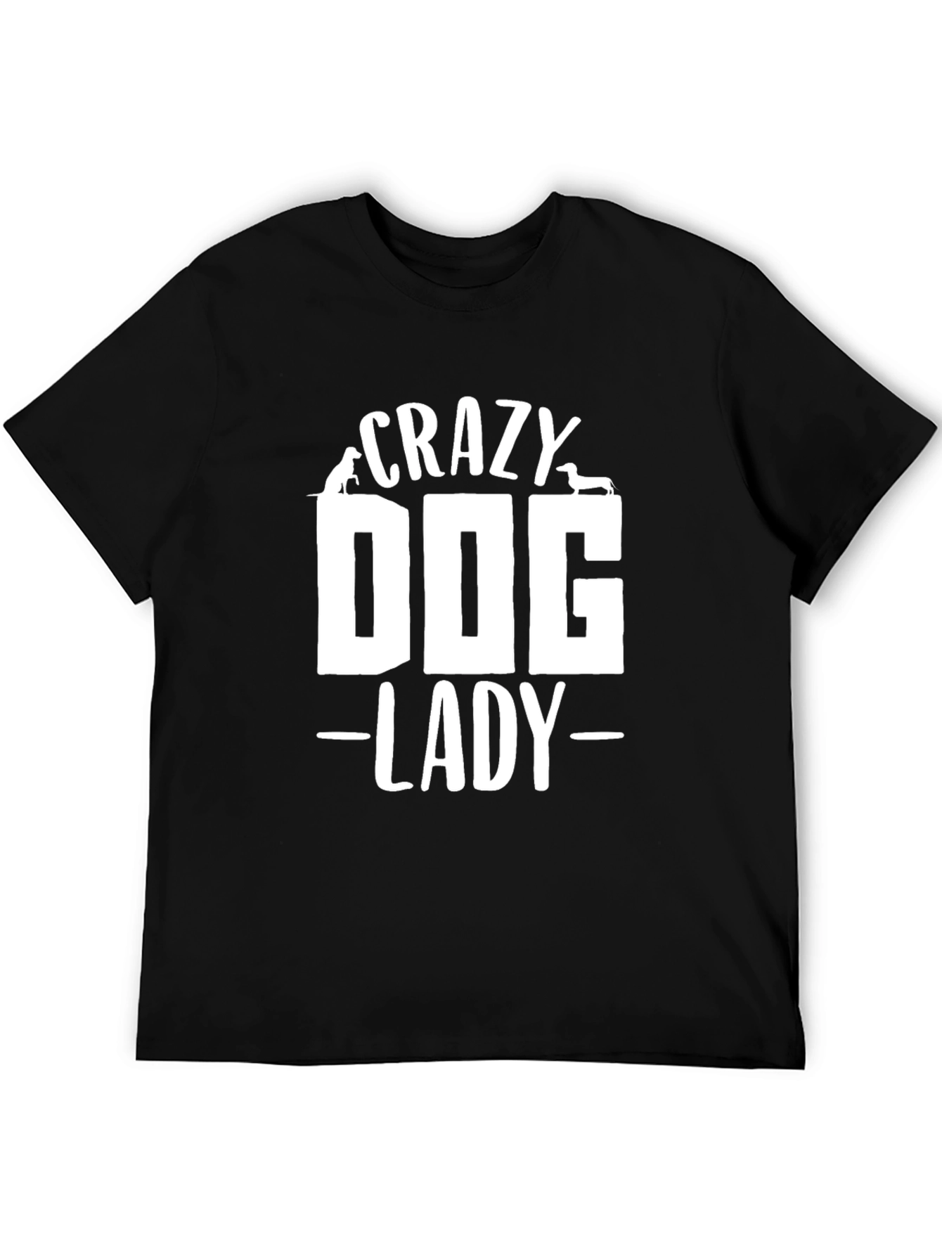 Crazy Dog Lady T-Shirt - Unisex Graphic Tee