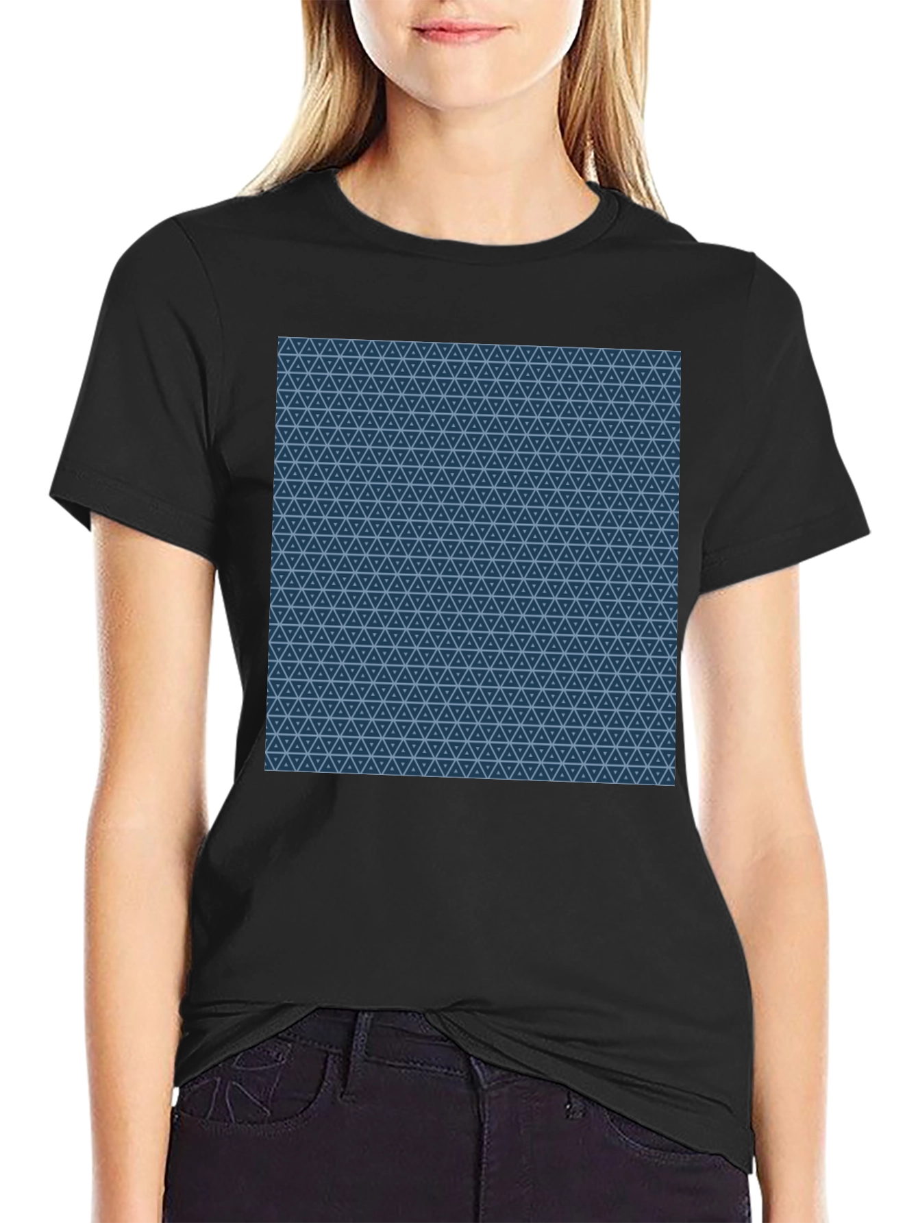 Geometric Pattern Tee - Cool Casual Style