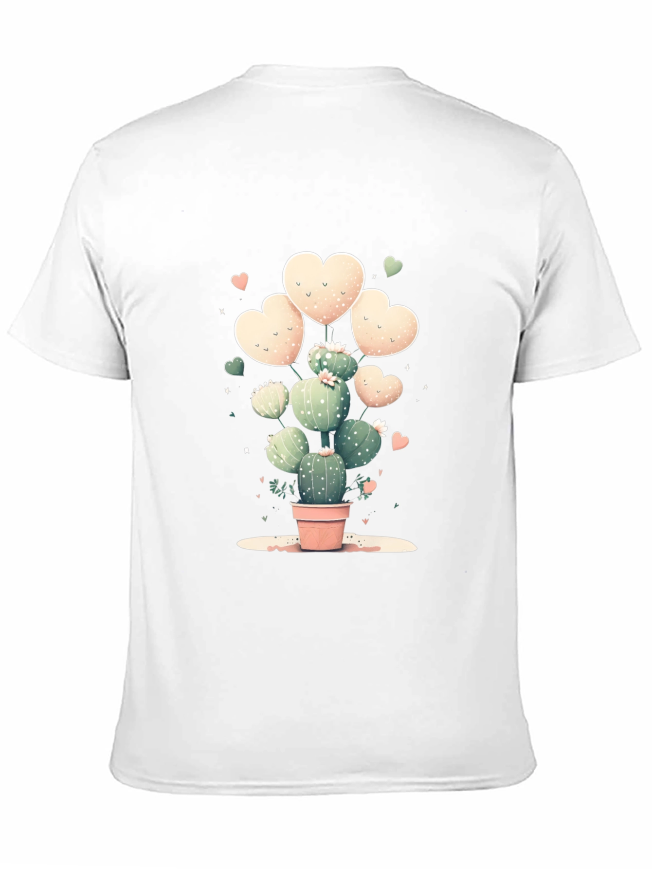 Cactus Heart T-Shirt - Cute Plant Lover Tee