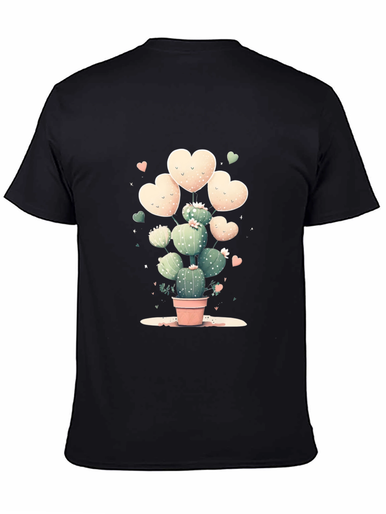 Cactus Heart T-Shirt - Cute Plant Lover Tee
