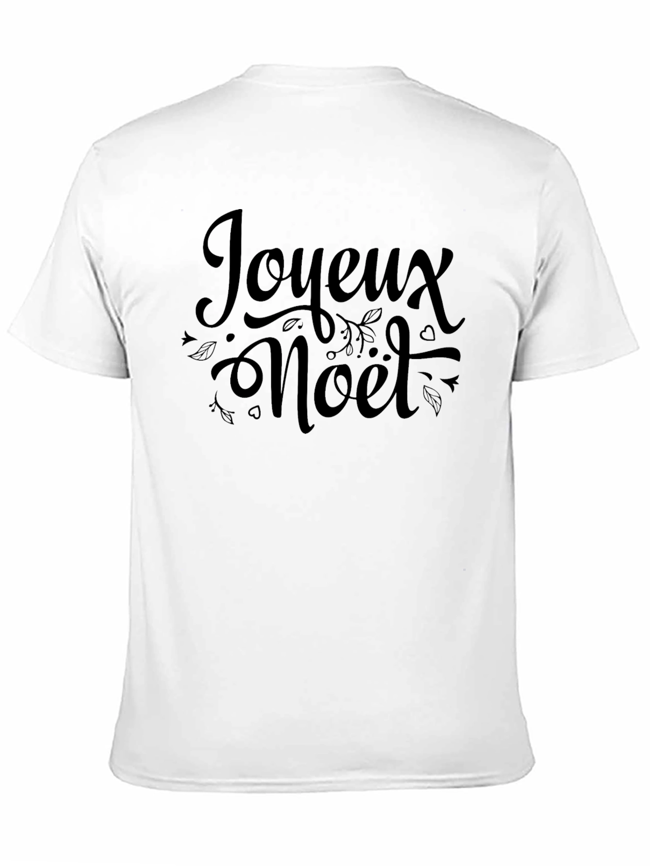 Joyeux Noël Black Graphic Tee