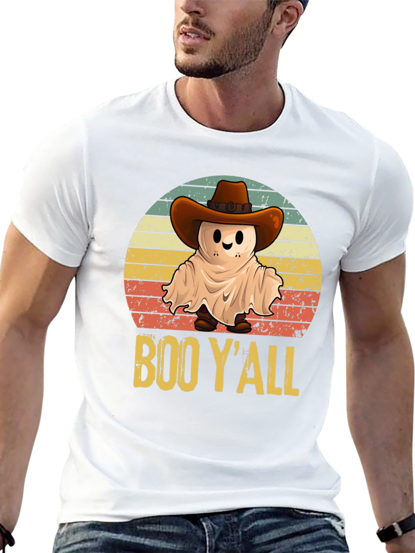 Boo Yall Cowboy Ghost T-Shirt