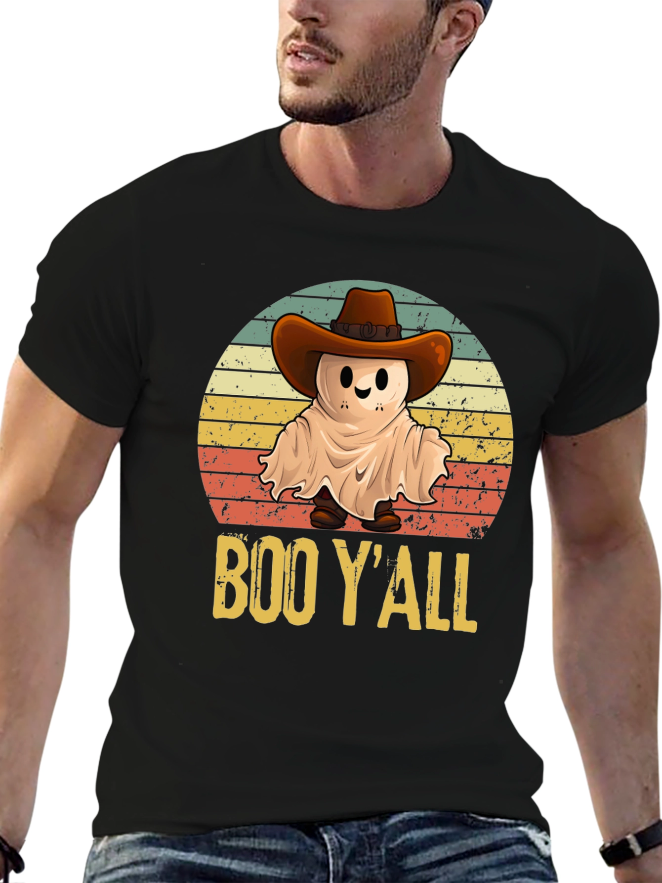 Boo Yall Cowboy Ghost T-Shirt