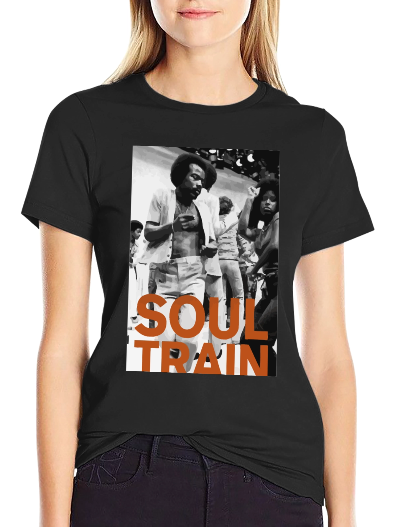 Soul Train Black T-Shirt