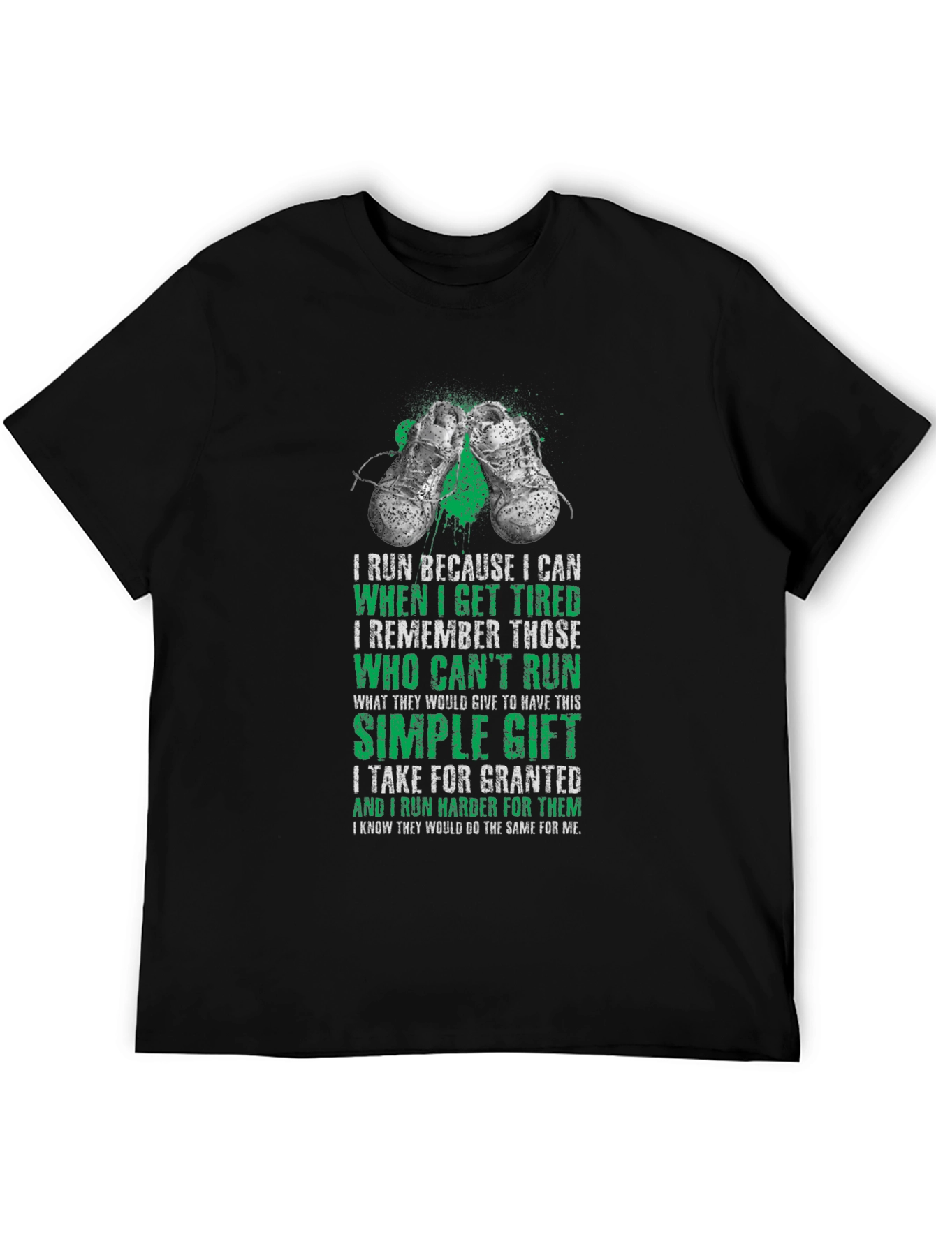 Motivational Running T-Shirt - Gift of Running