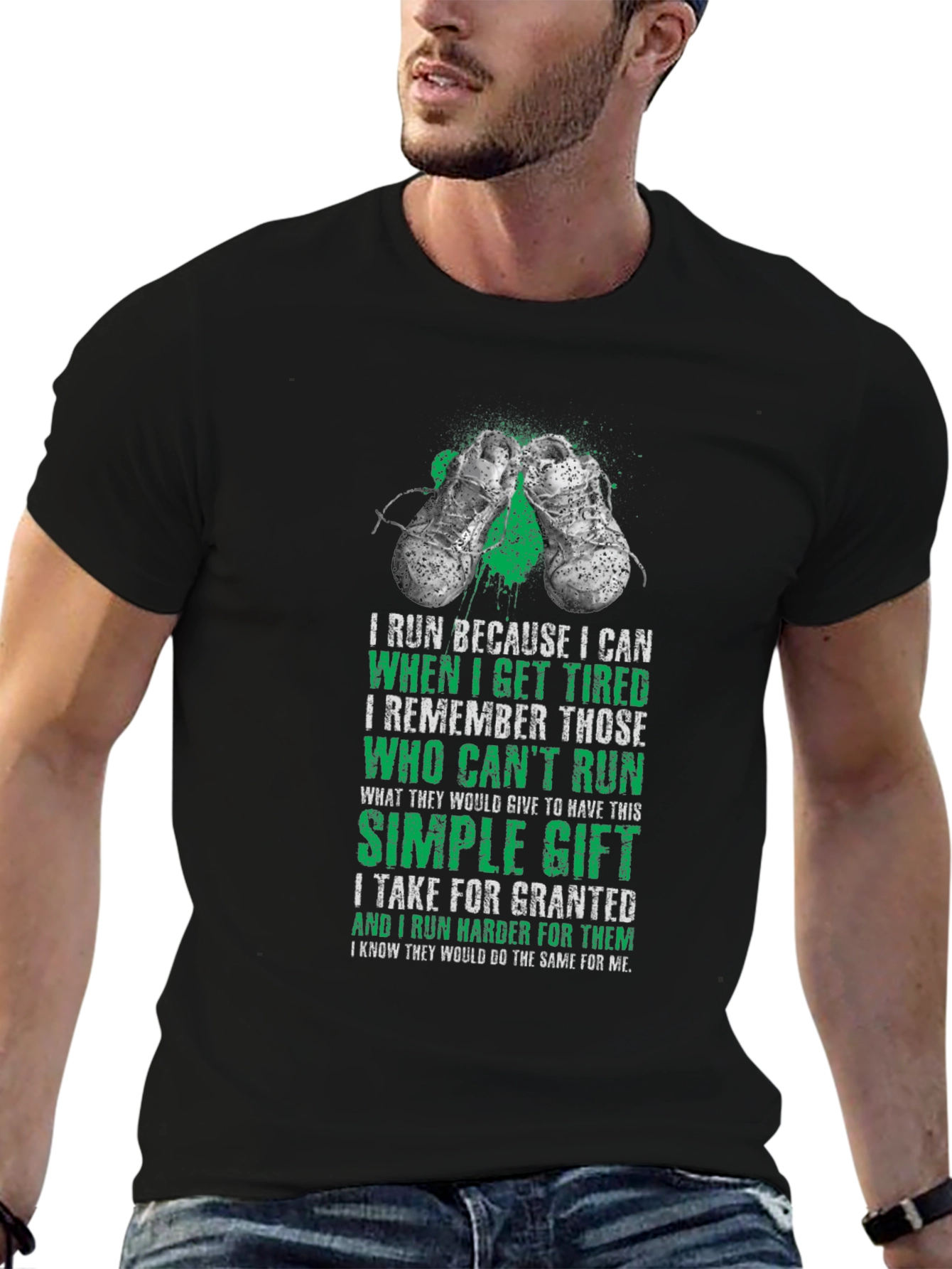 Motivational Running T-Shirt - Gift of Running