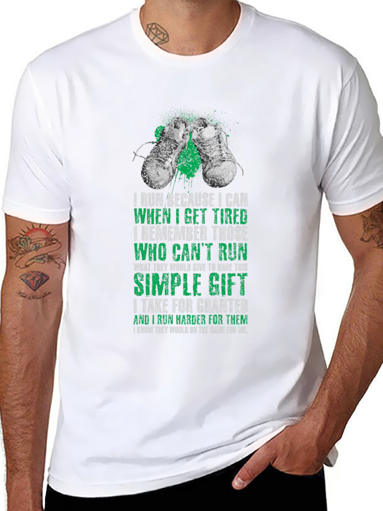 Motivational Running T-Shirt - Gift of Running