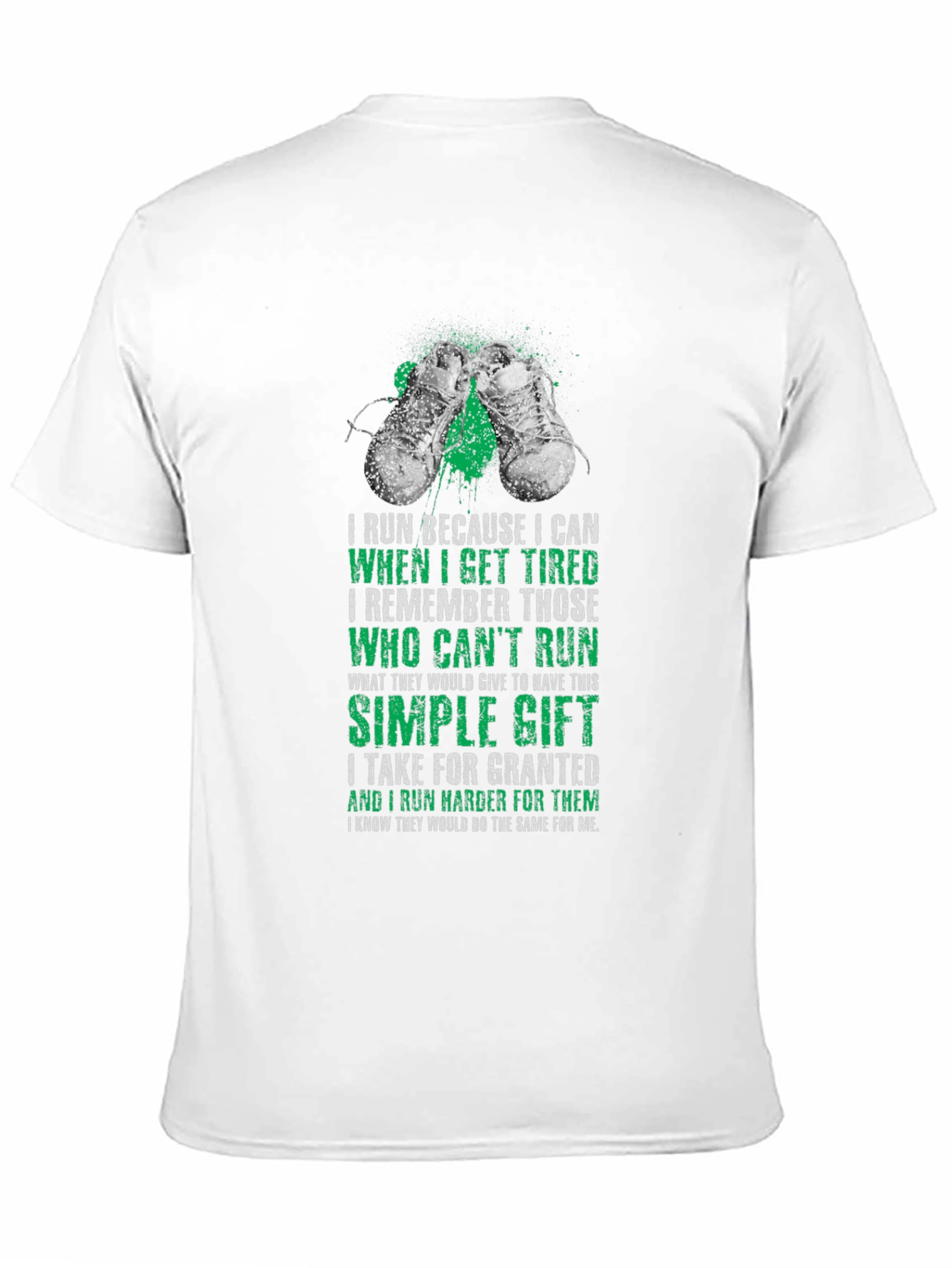 Motivational Running T-Shirt - Gift of Running
