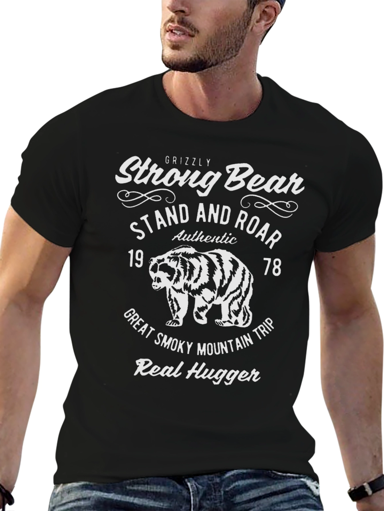 Strong Bear Graphic Tee - Great Smoky Mountain Trip