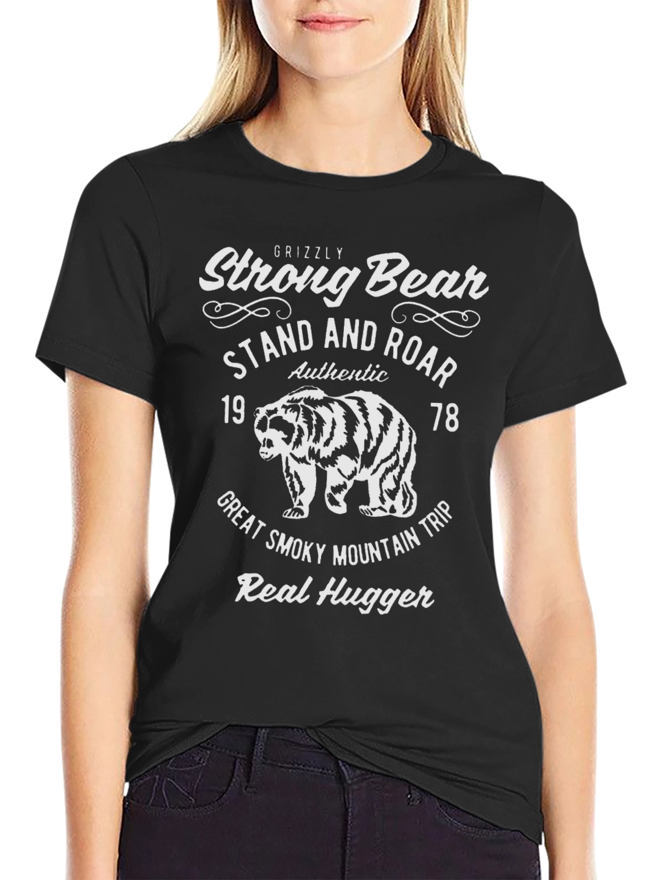 Strong Bear Graphic Tee - Great Smoky Mountain Trip