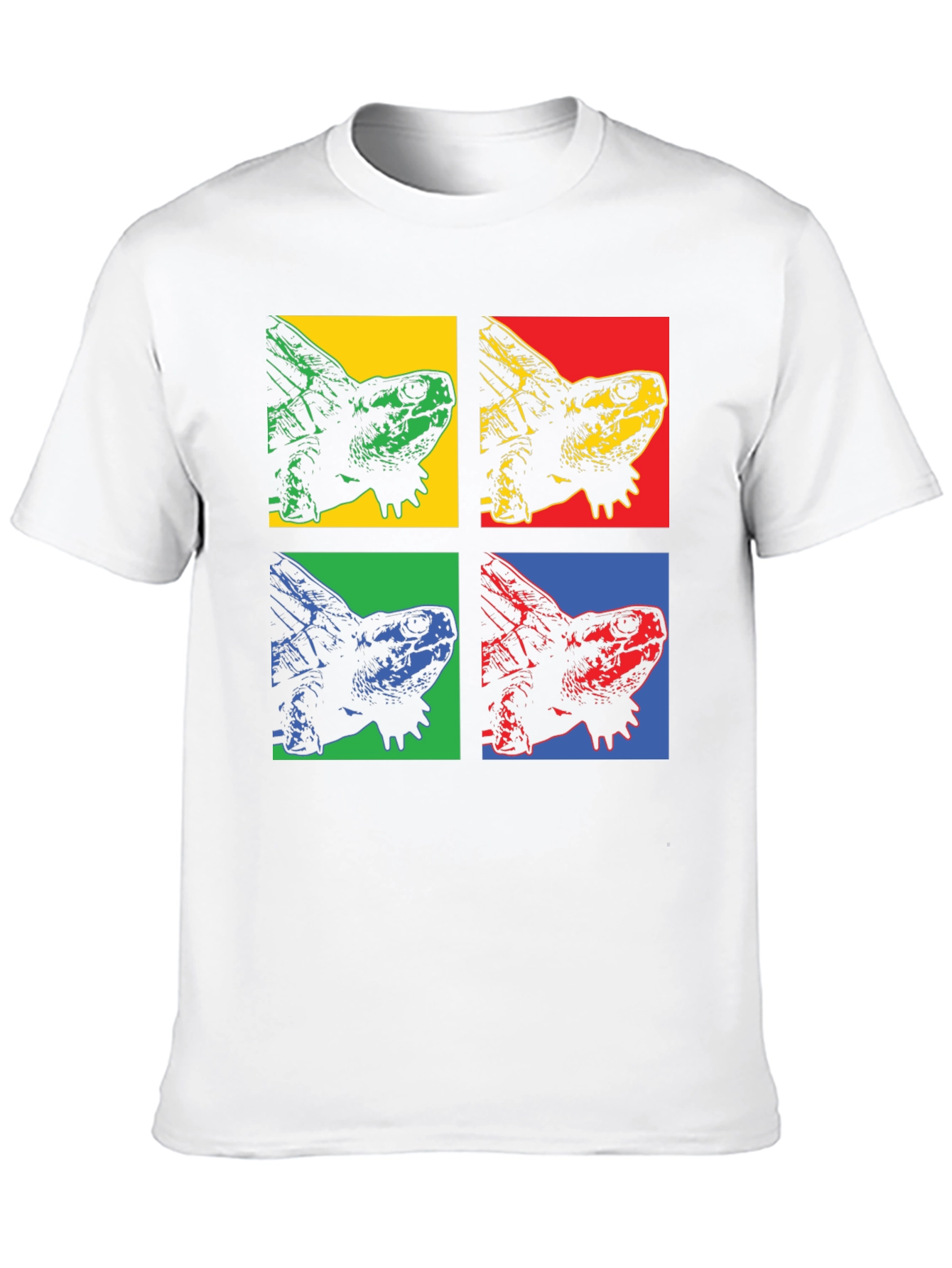 Pop Art Turtle Graphic T-Shirt